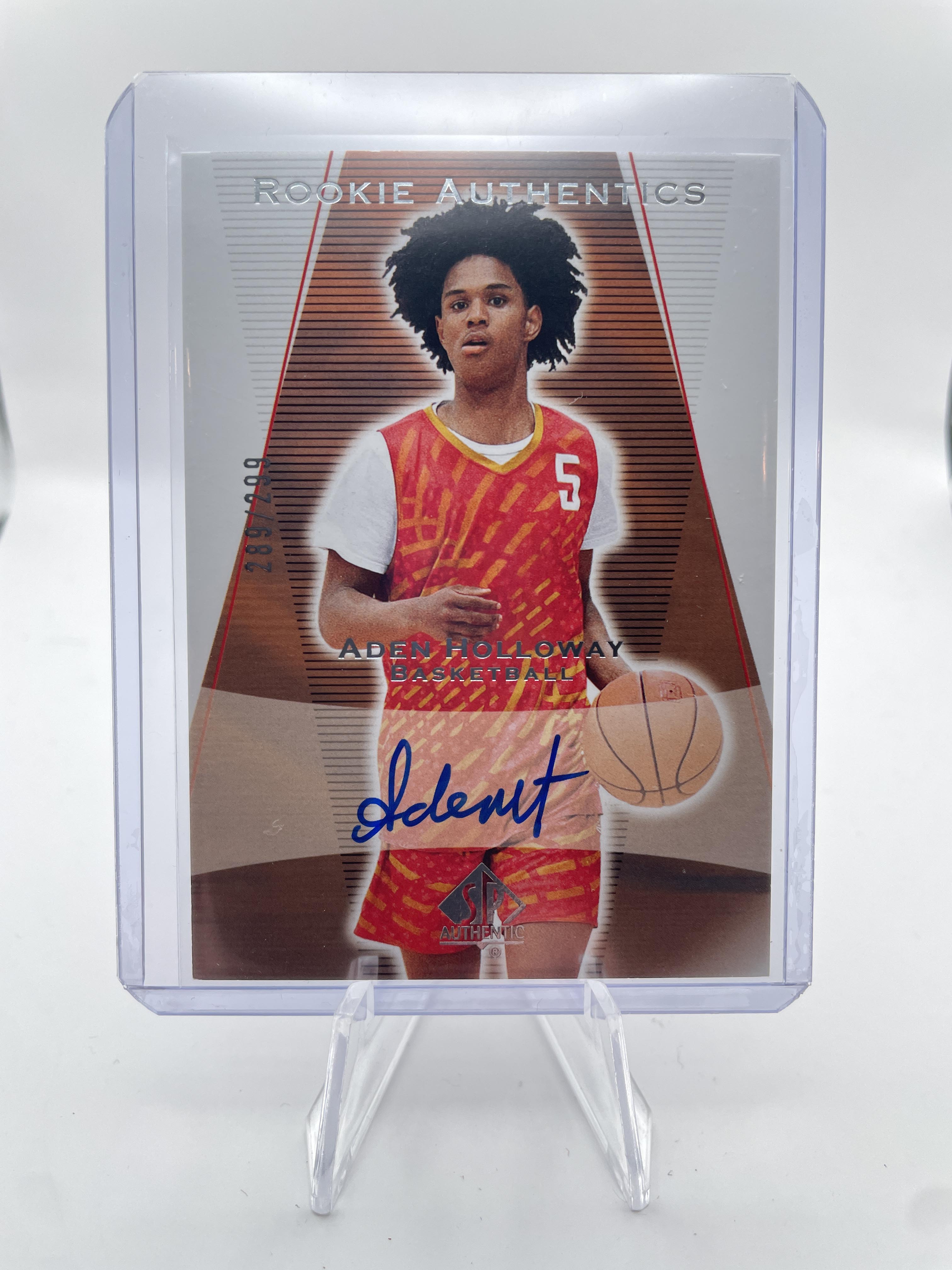 2023-24 Upper Deck SP Authentic Aden Holloway Rookie On-Card Auto /299 Set (x4)