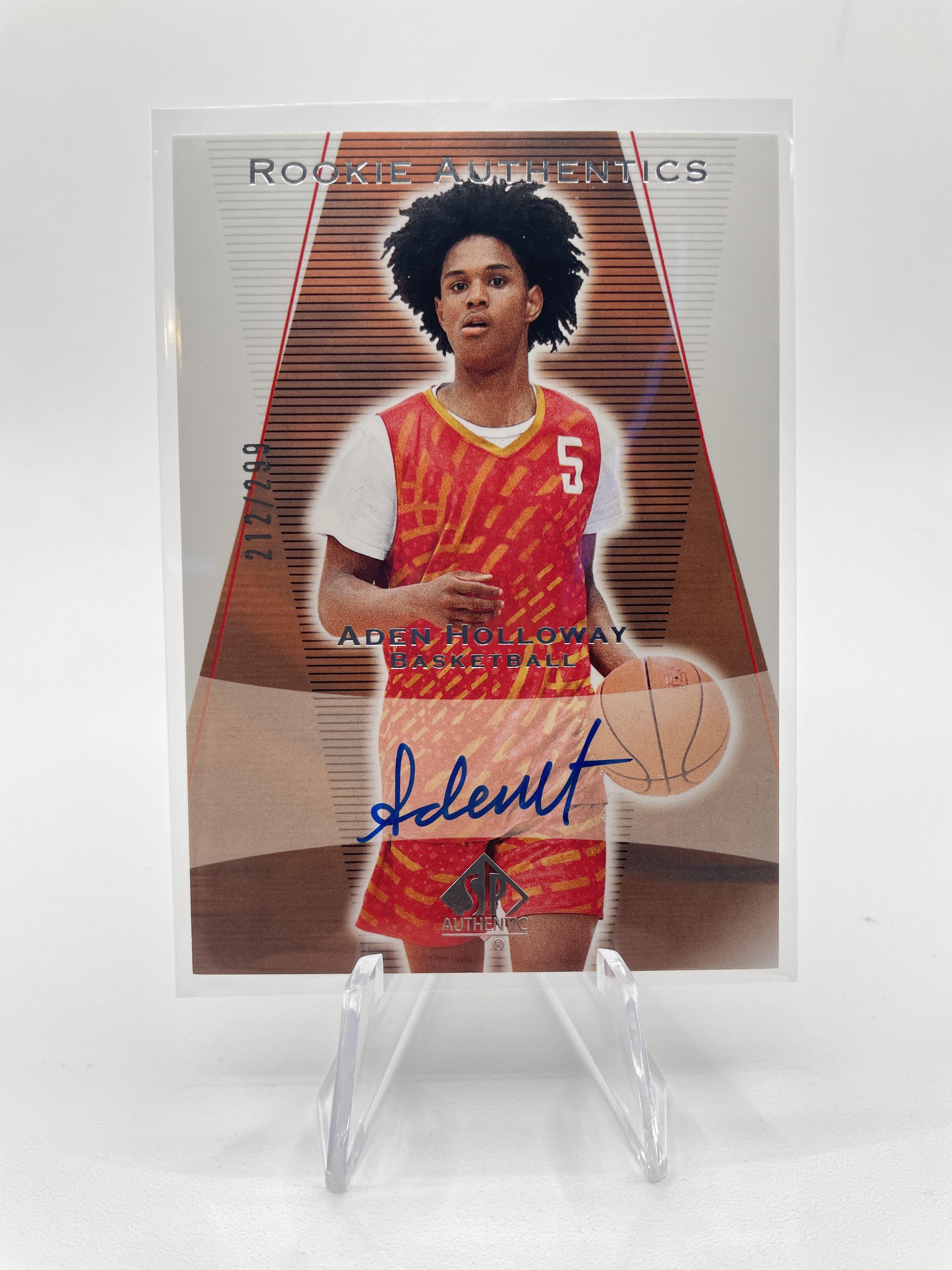 2023-24 Upper Deck SP Authentic Aden Holloway Rookie On-Card Auto /299 Set (x4)