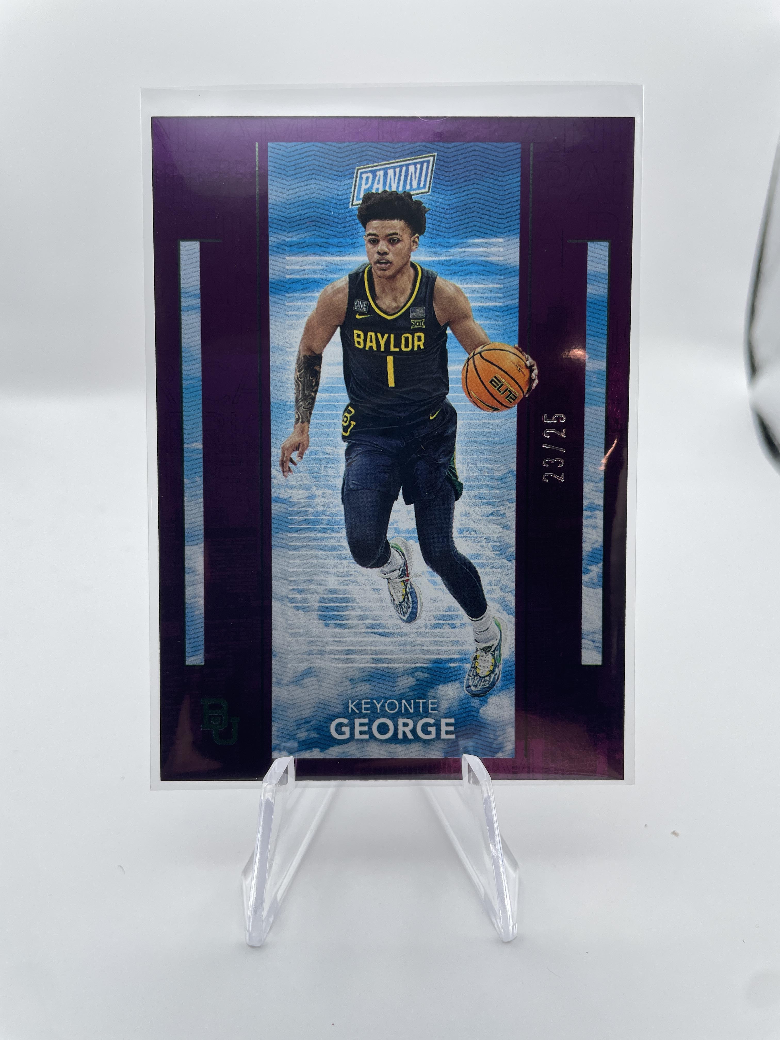 2023 Panini National Convention Keyonte George Purple Parallel Rookie /25