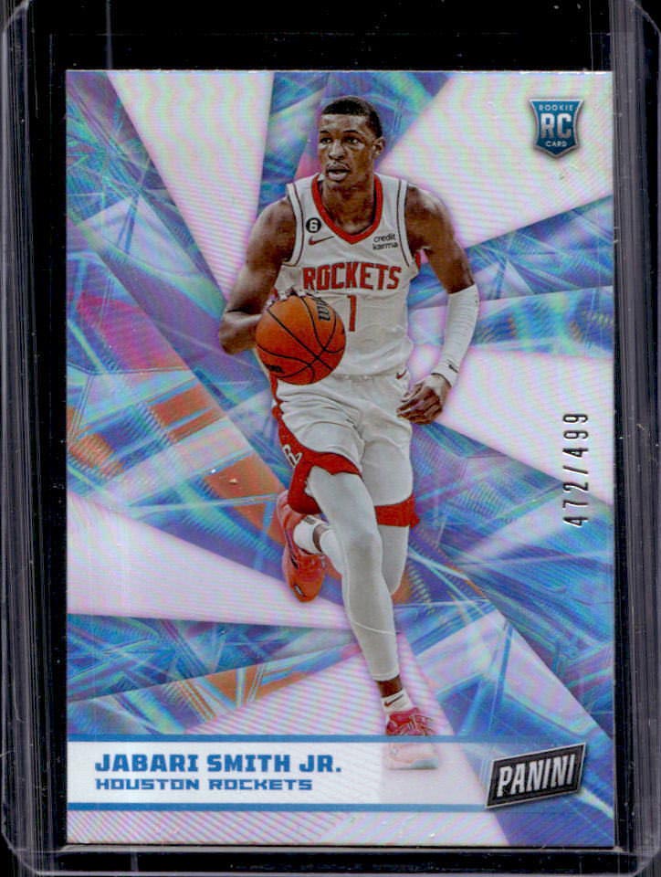 2023 Panini Player of the Day Jabari Smith Jr. Blue Foil Rookie /499