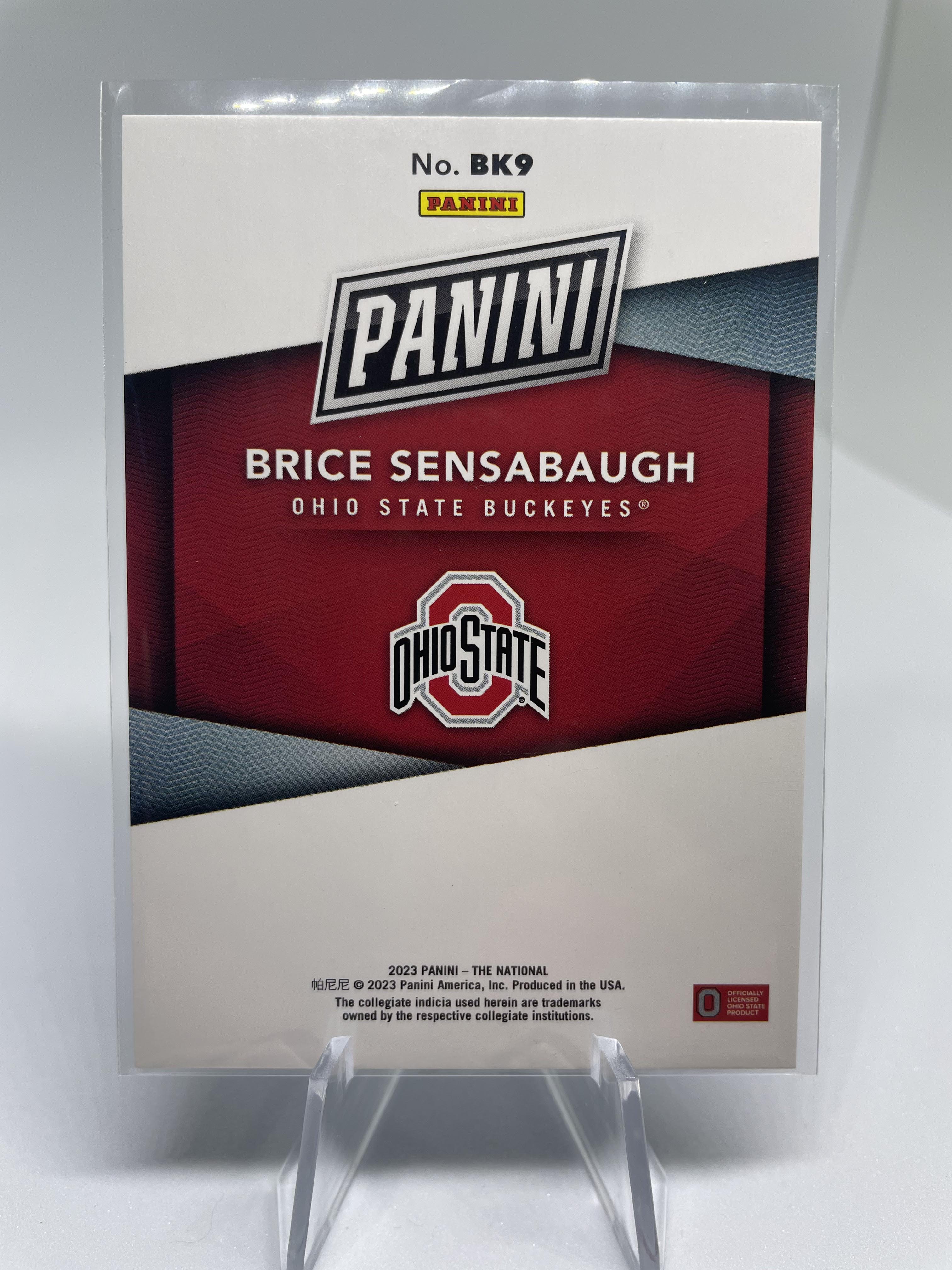 2023 Panini The National Convention Brice Sensabaugh Blue Rookie Parallel /50