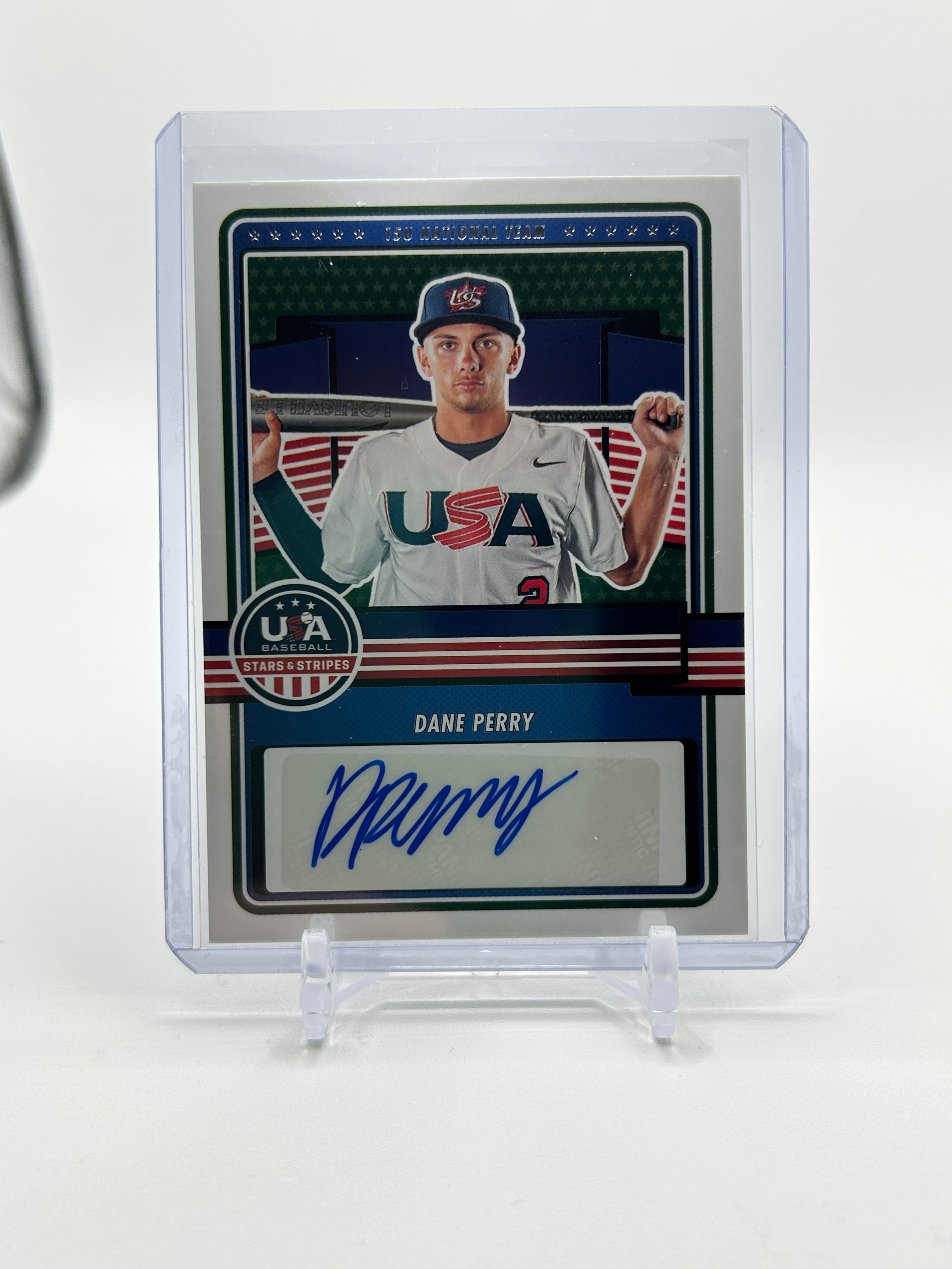 2023 Panini USA Stars & Stripes Dane Perry Rookie Auto