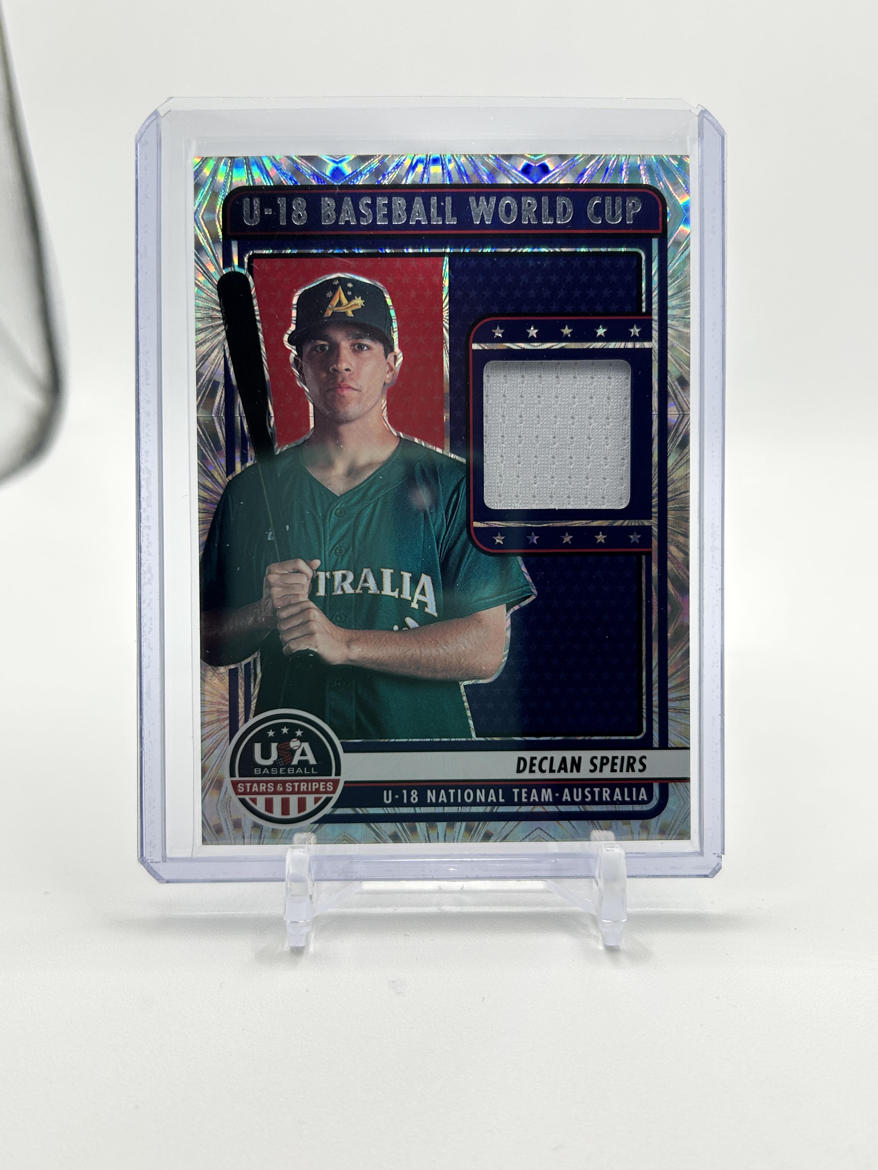 2023 Panini USA Stars & Stripes Declan Speirs U-18 World Cup Prizm Patch