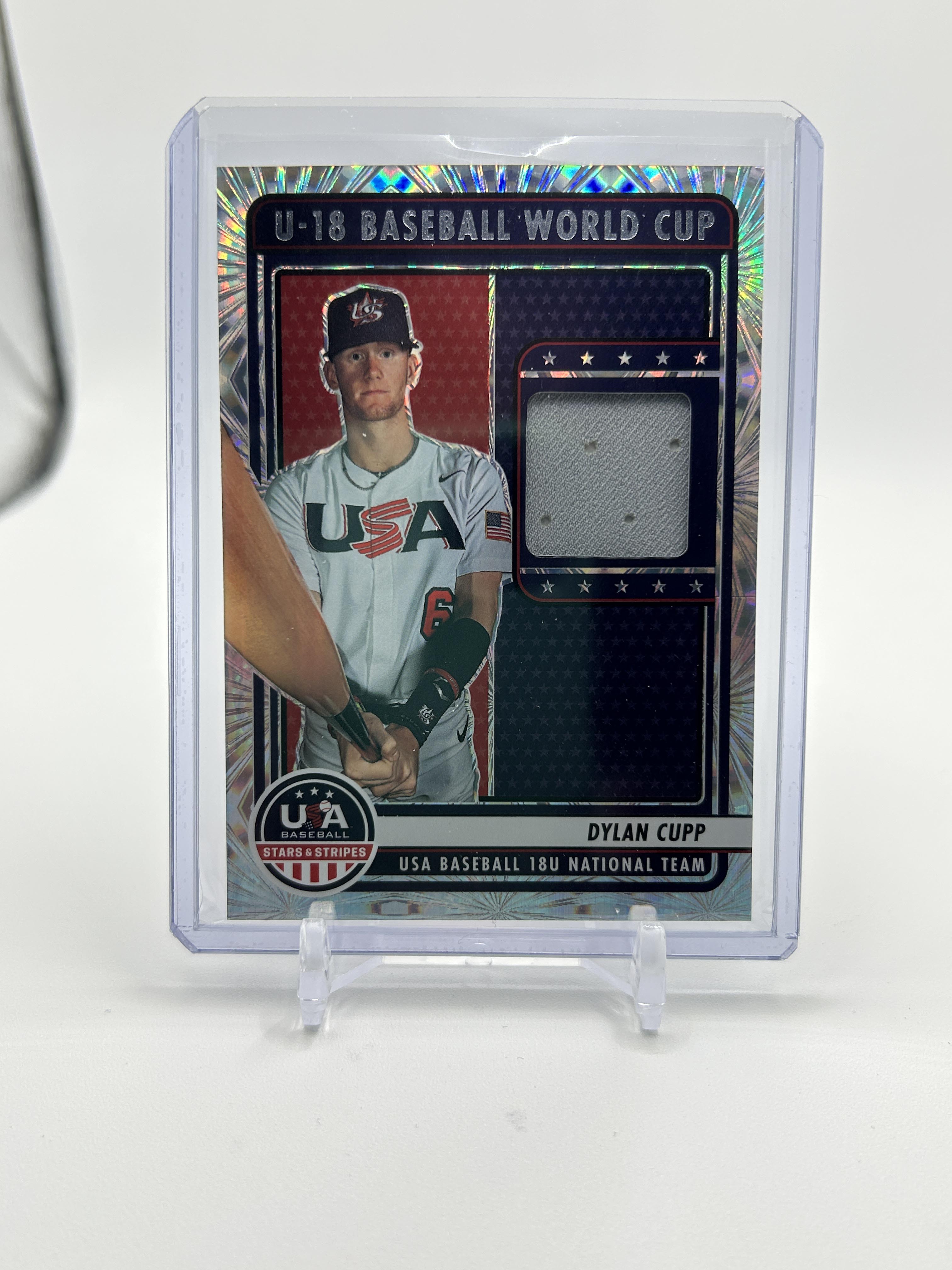 2023 Panini USA Stars & Stripes Dylan Cupp U-18 World Cup Prizm Patch
