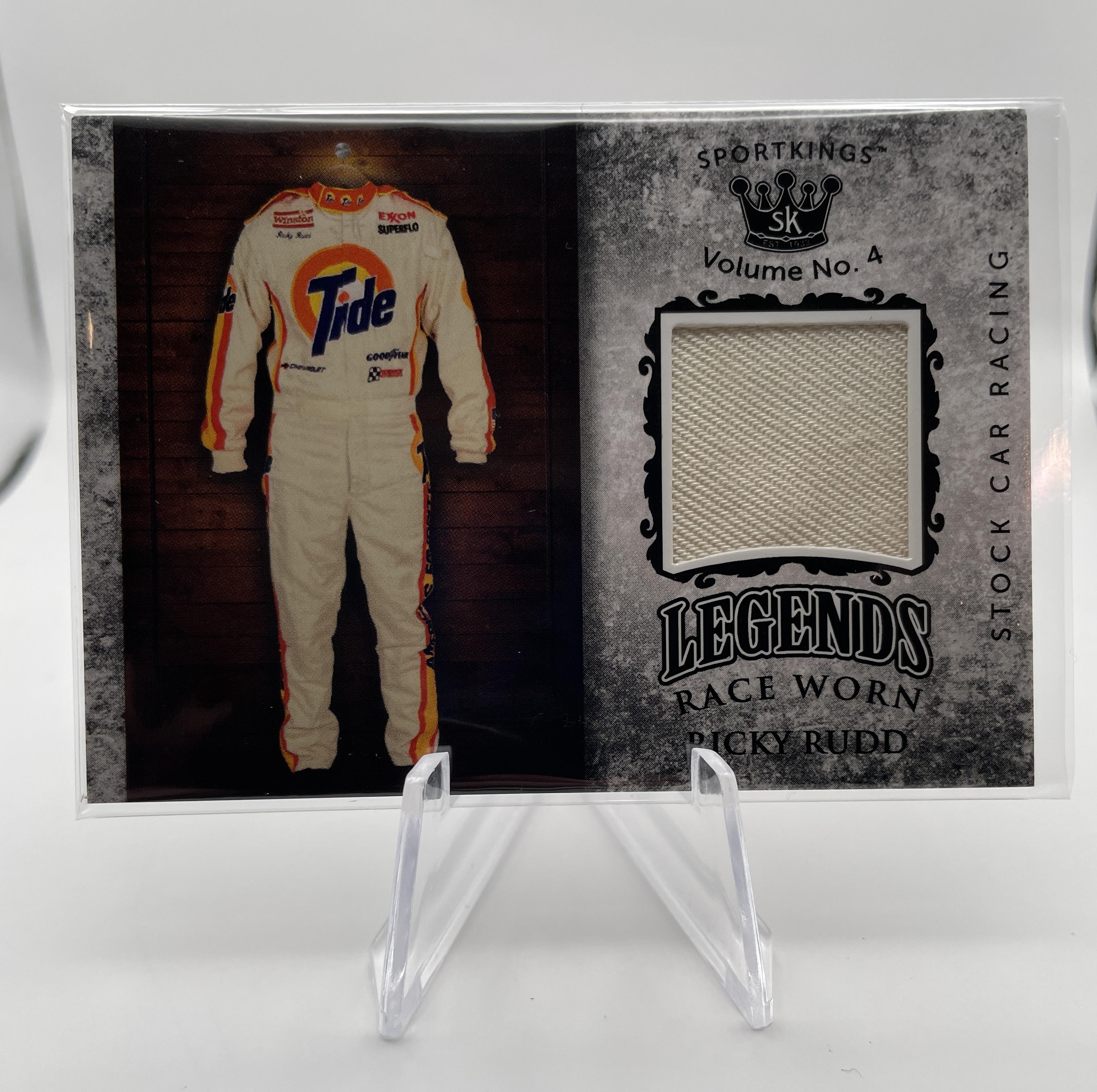 2023 SportKings Vol No. 4 Ricky Rudd Race Worn Relic Card #LSM-58