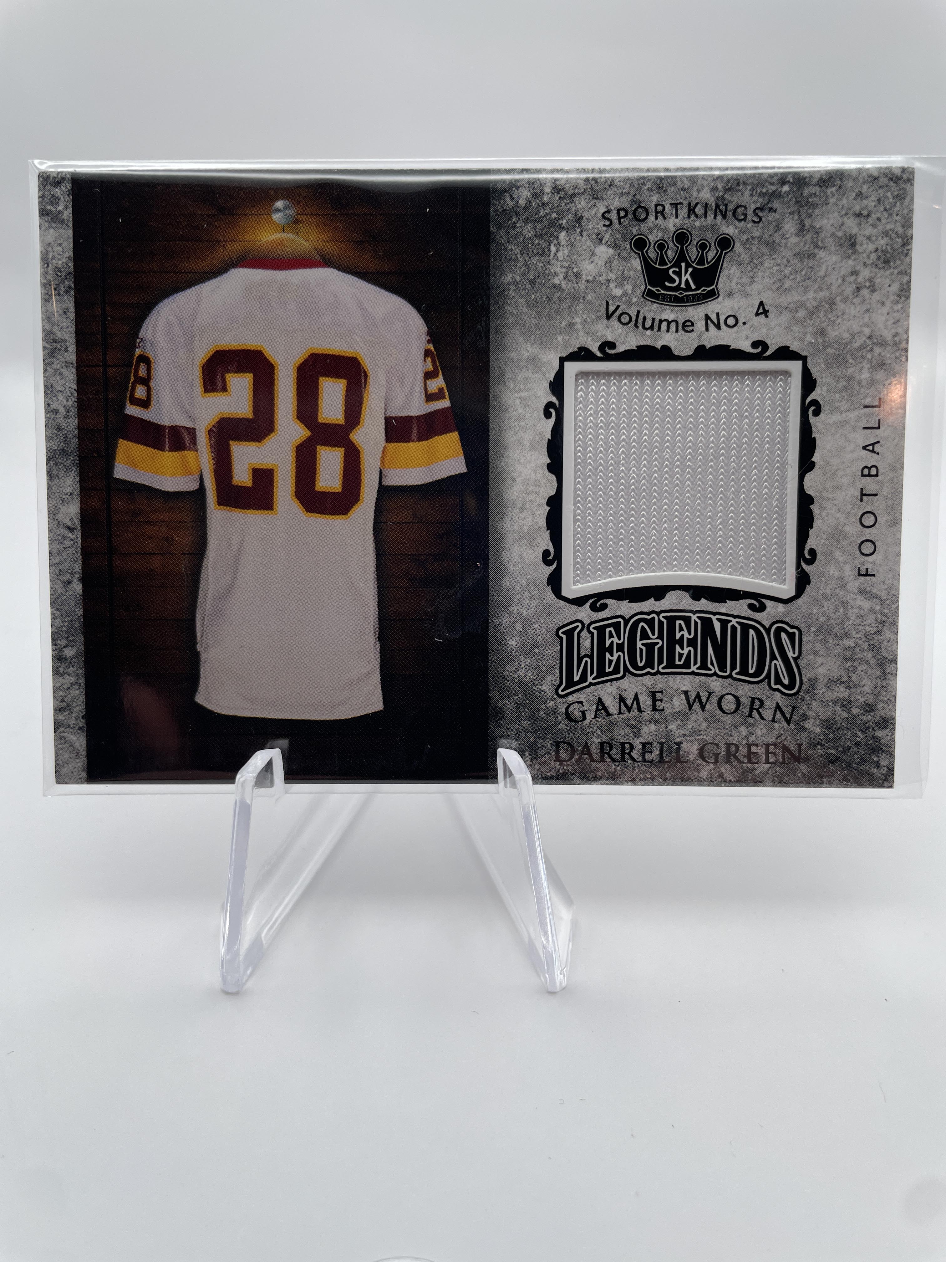 2023 Sportkings Volume No. 4 Darrell Green Game Worn Relic Patch #LSM-68
