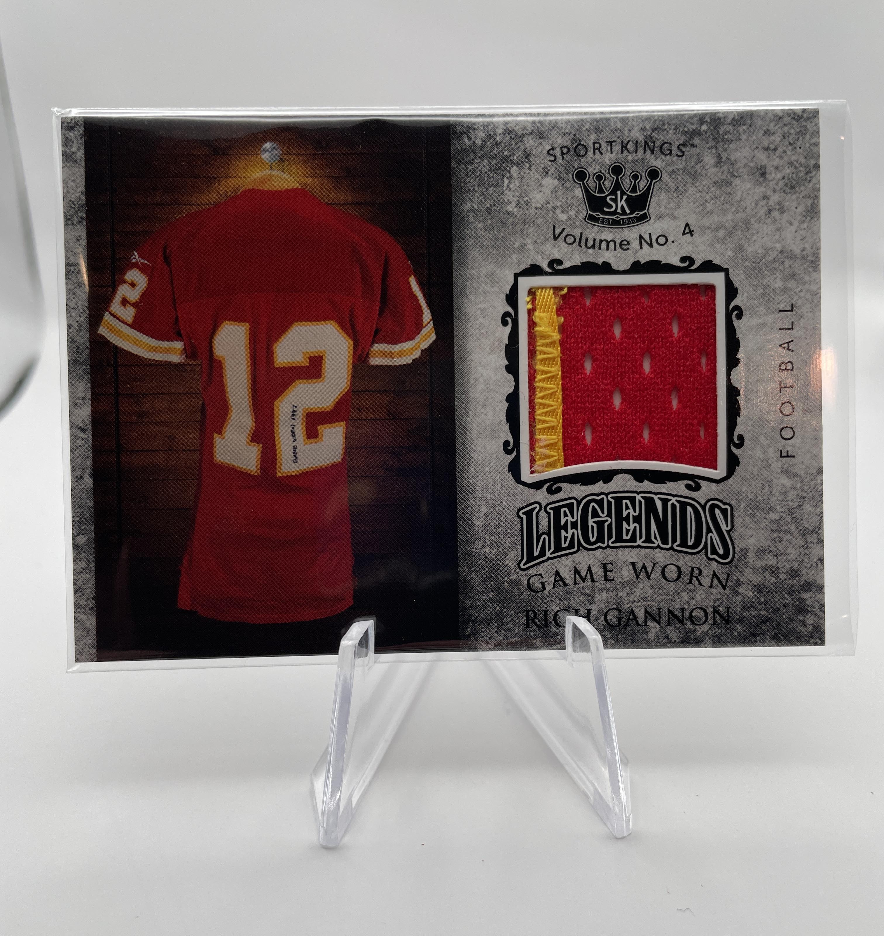 2023 Sportkings Volume No. 4 Rich Gannon Game Worn Relic Patch #LSM-70