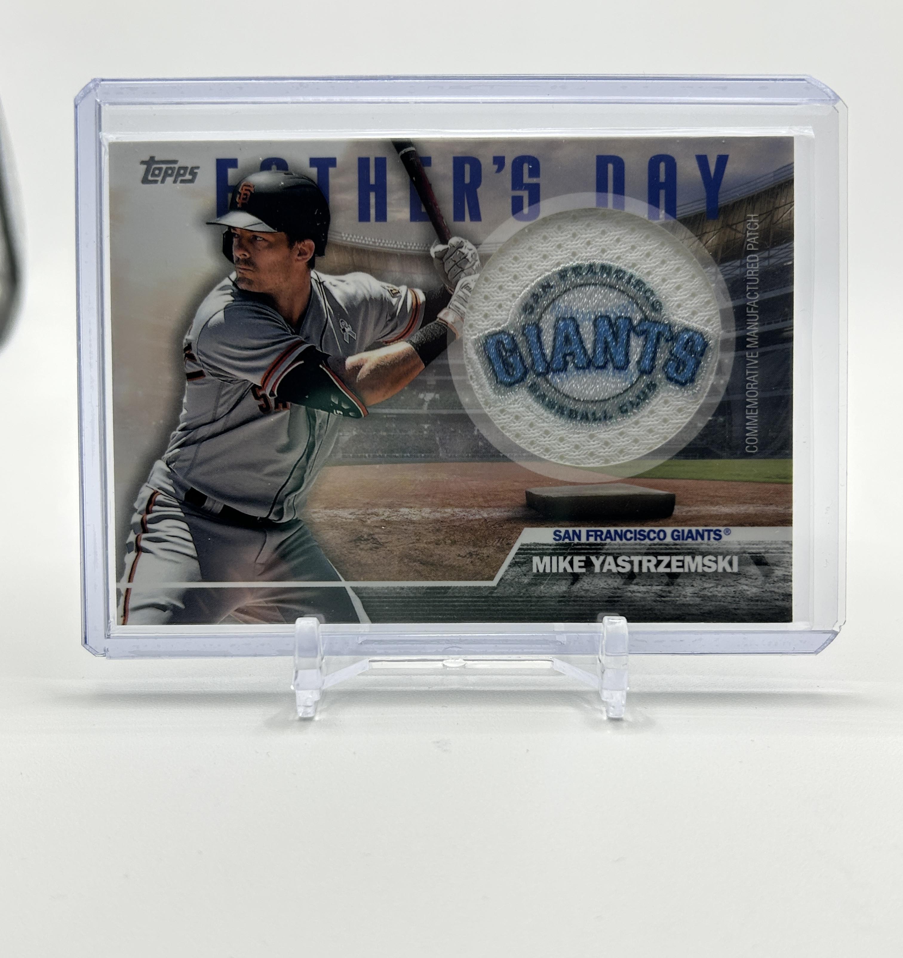 2023 Topps Series Two Mike Yastrzemski Father's Day Commemorative Team Patch