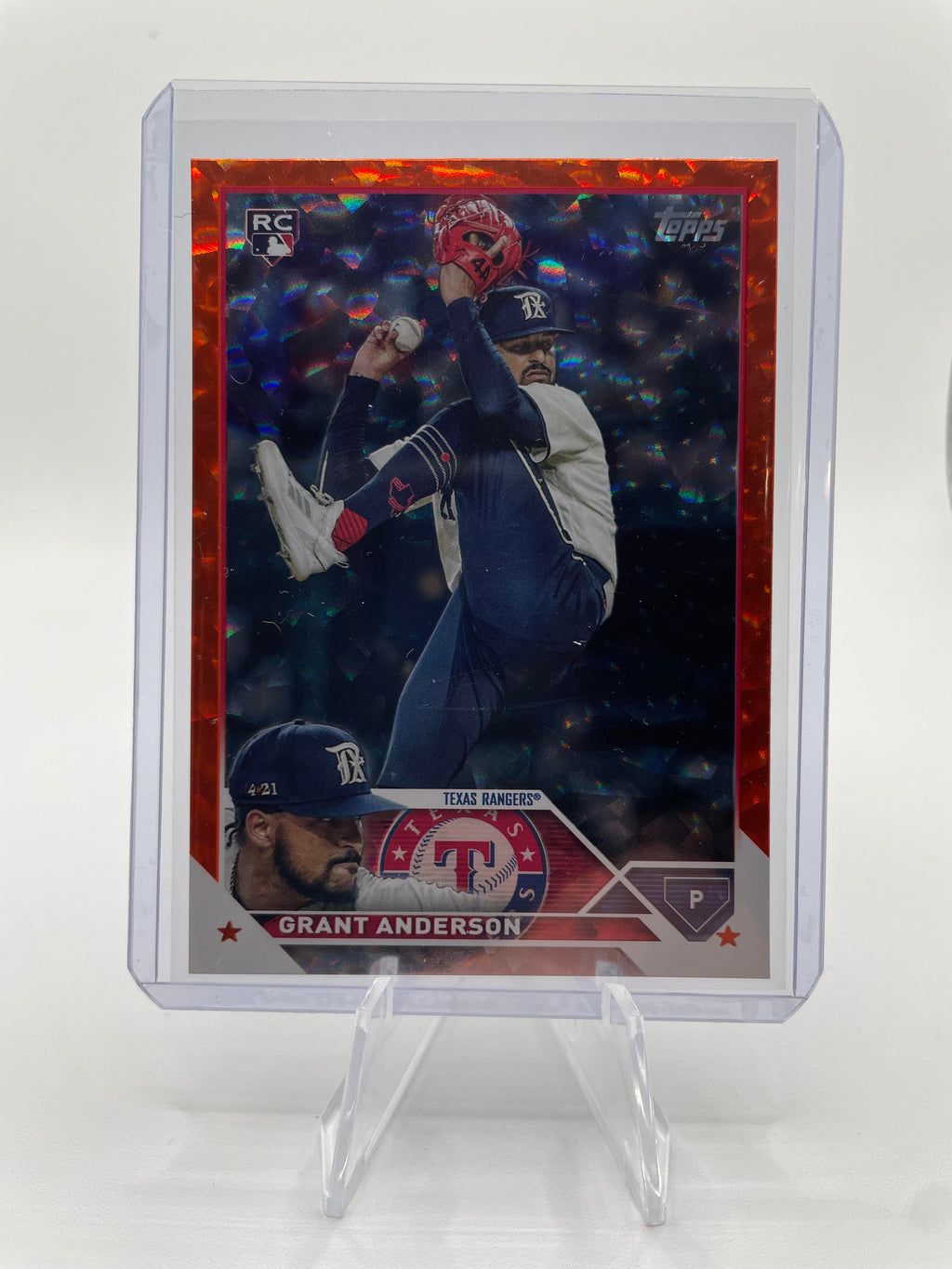 2023 Topps Update Series Grant Anderson Orange Foil Rookie /299 #US141