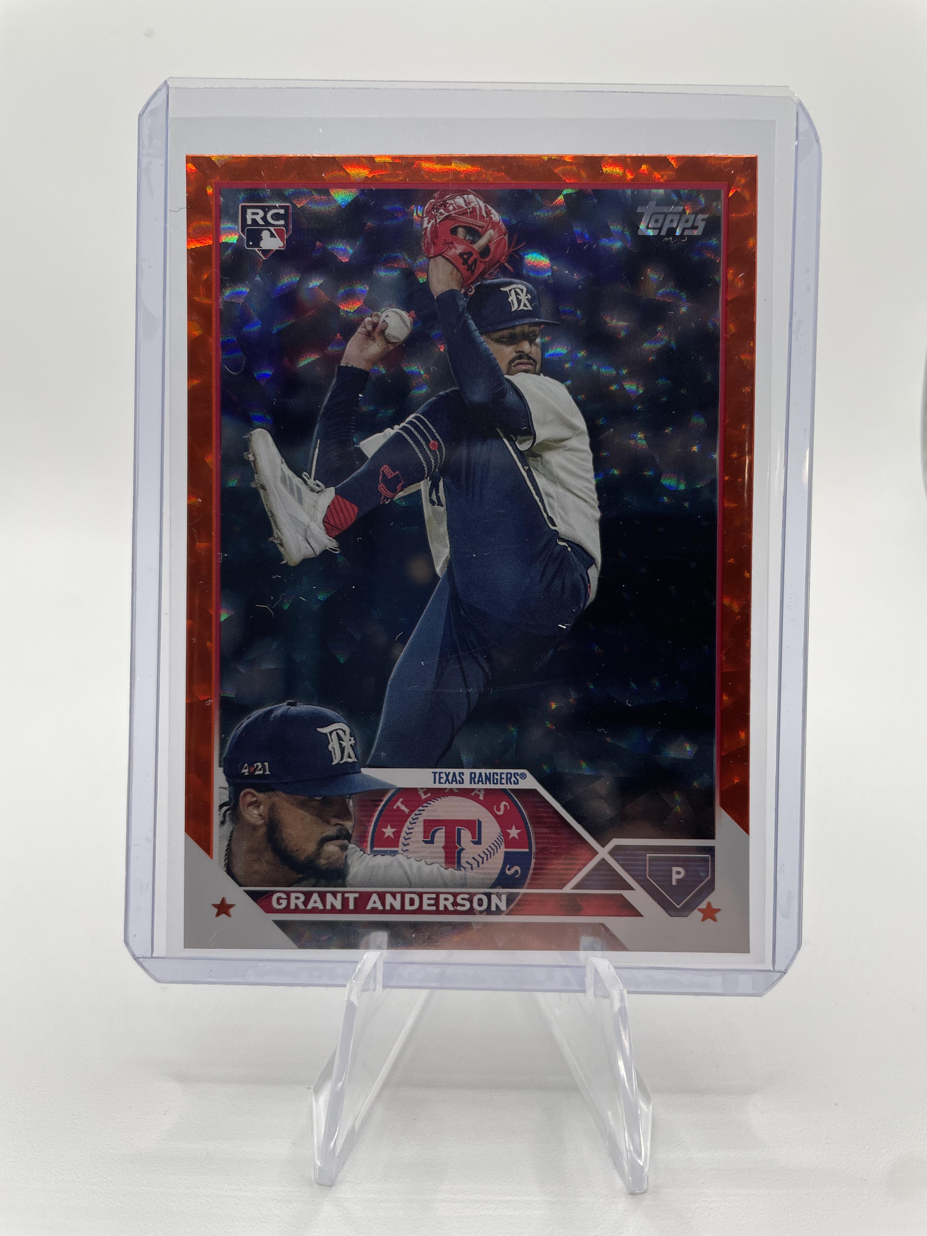 2023 Topps Update Series Grant Anderson Orange Foil Rookie /299 #US141