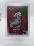 2023 Topps Update Series Jordan Walker Rookie Debut Gold Border /2023 #US122