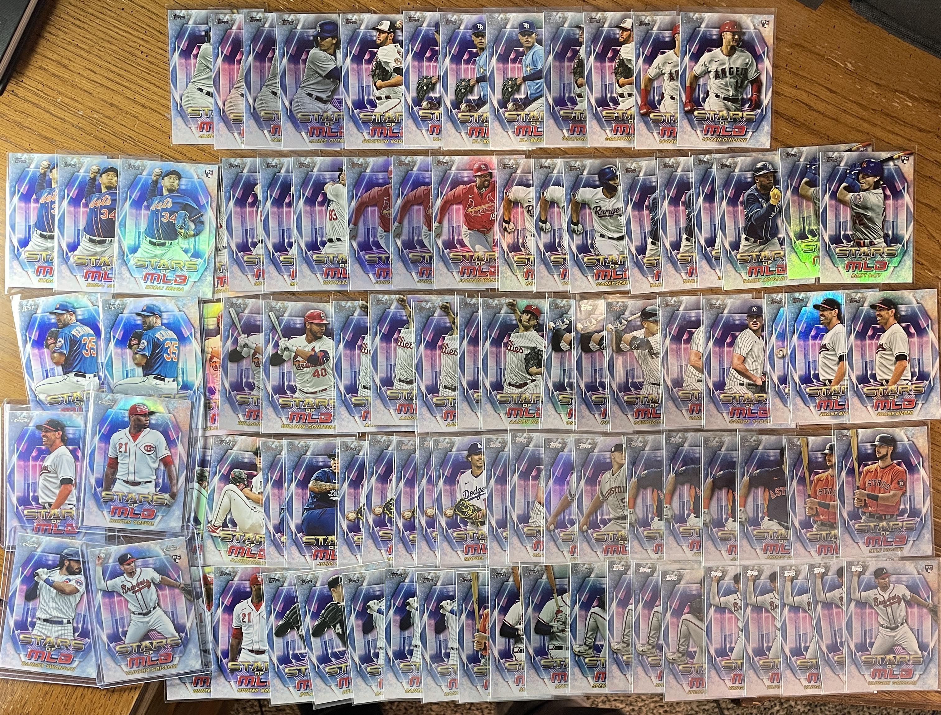 2023 Topps Update Series Set Of 201 Halloween SP + Silver & Blue Foil + Rookies