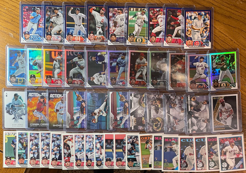 2023 Topps Update Series Set Of 201 Halloween SP + Silver & Blue Foil + Rookies