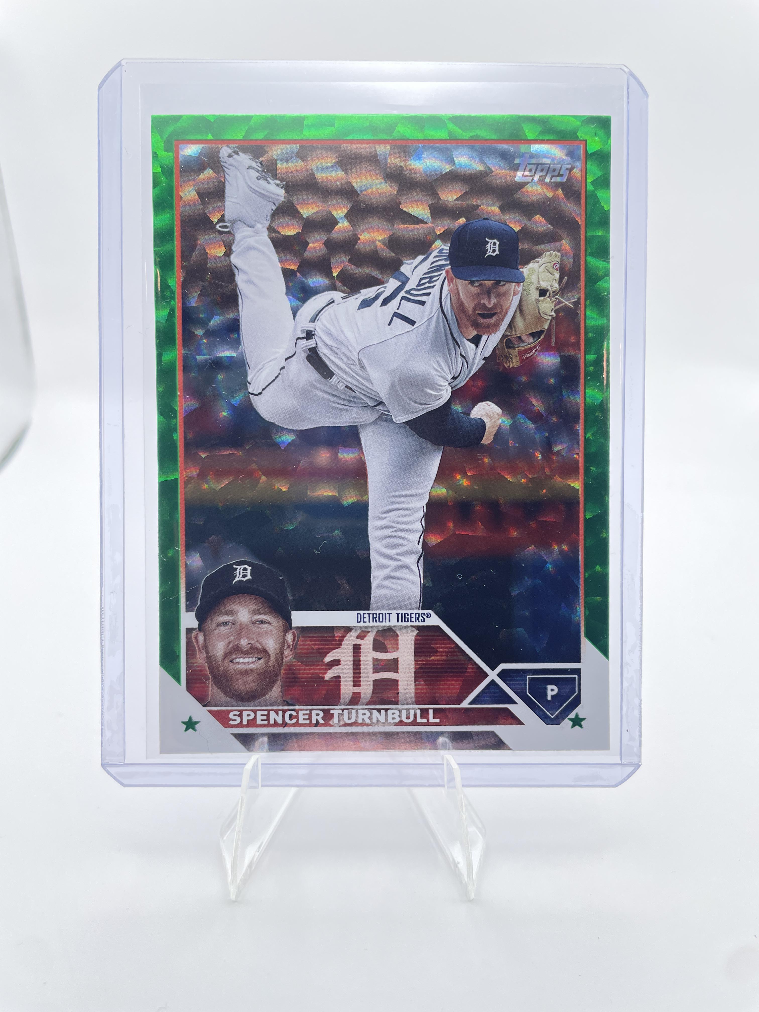 2023 Topps Update Series Spencer Turnbull Green Foil /499 #US291