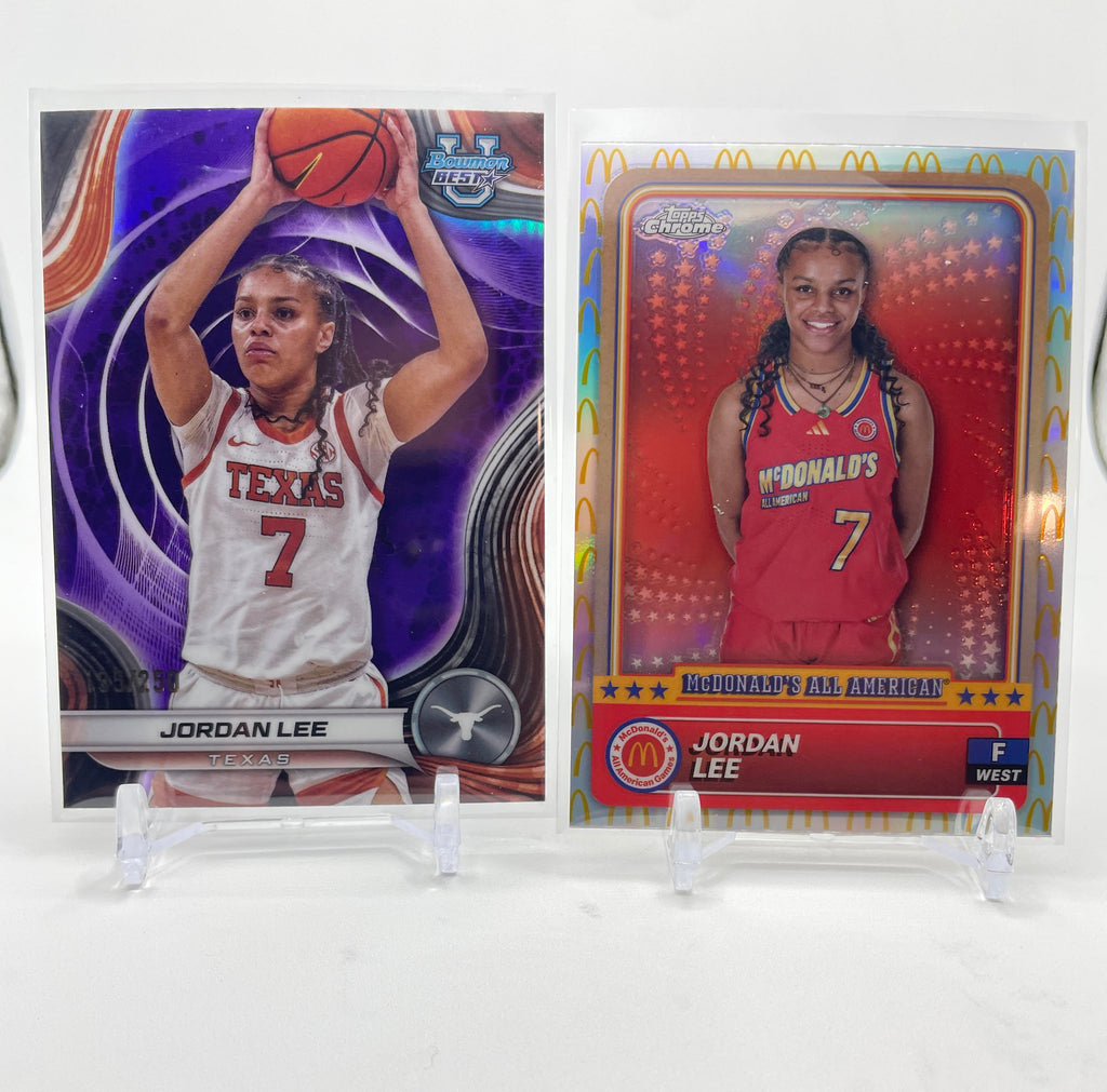 2024-25 Bowman U Best Jordan Lee Purple Refractor /250 + McDonald's Logo SP Set