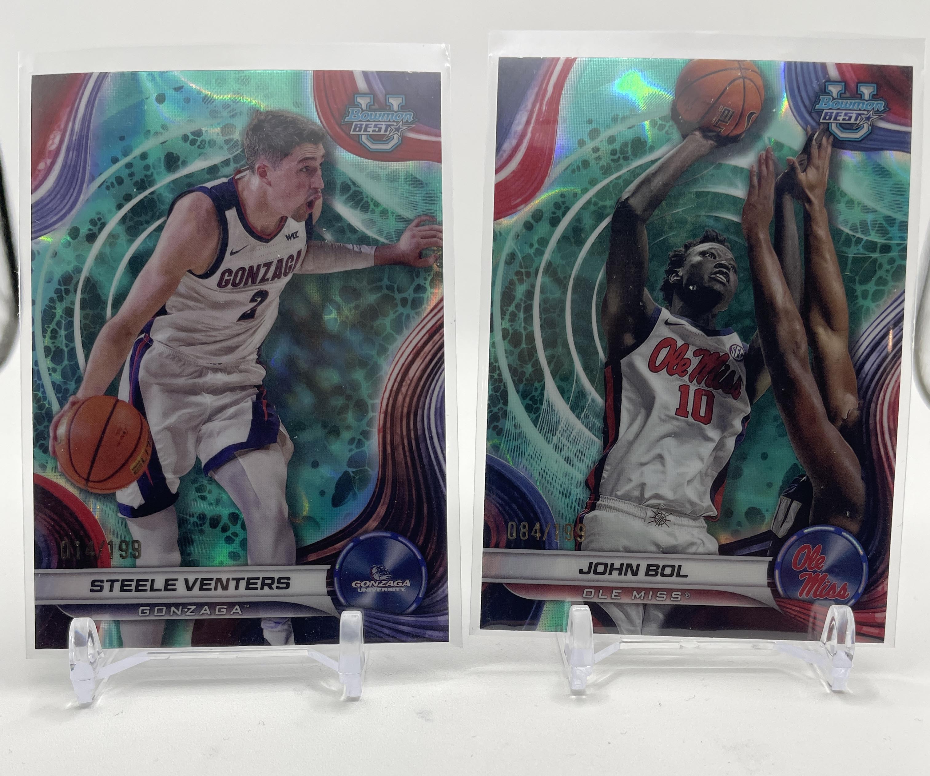2024-25 Bowman U Best Labaron Philon Liam McNeeley Traore Aqua /199 SP Set (x6)