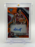 2024-25 Bowman University Best Aden Holloway Orange Refractor Auto /25