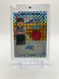 2024-25 Bowman University Best Asa Newell Let it Rain Gold Patch Rookie Auto /50