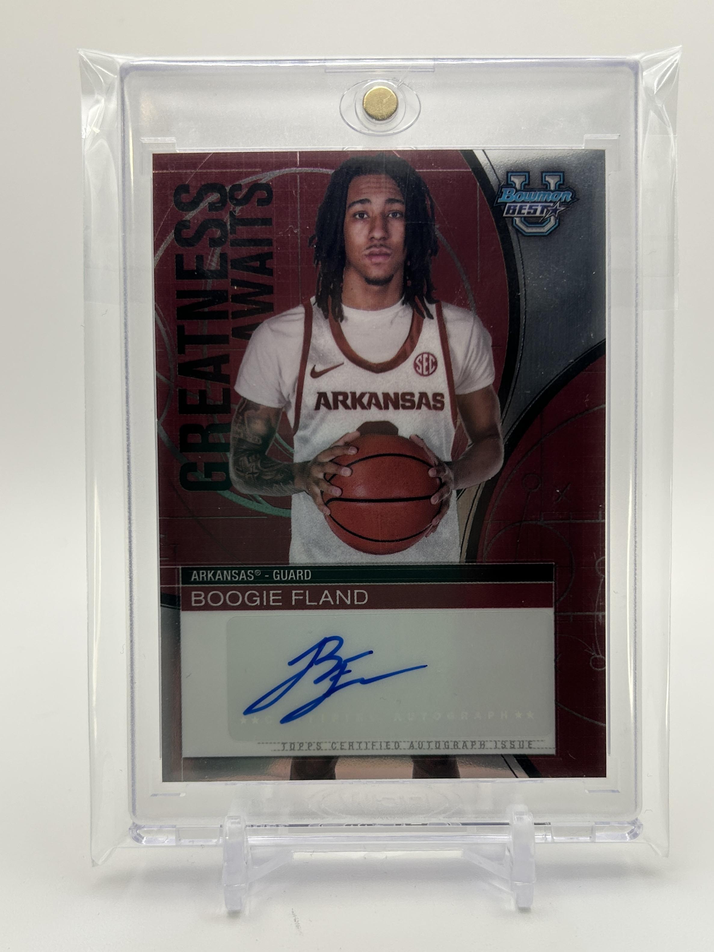 2024-25 Bowman University Best Boogie Fland Greatness Awaits Auto