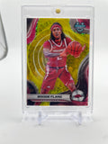 2024-25 Bowman University Best Boogie Fland Yellow Lazer Refractor /75