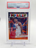 2024-25 Bowman University Best Dylan Harper Pep Rally Orange Refractor /25 PSA 9
