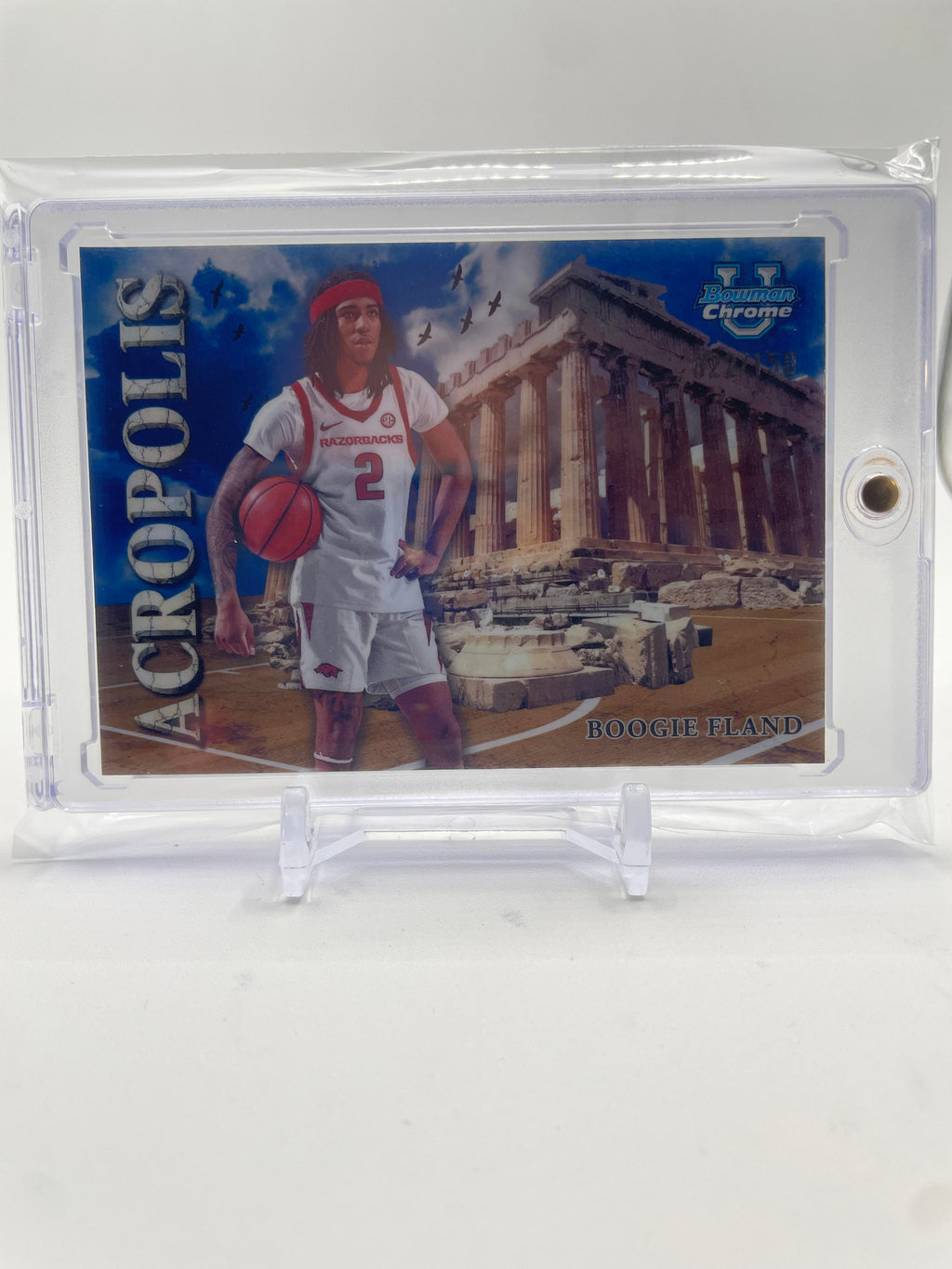 2024-25 Bowman University Chrome Boogie Fland Acropolis Blue Refractor /150