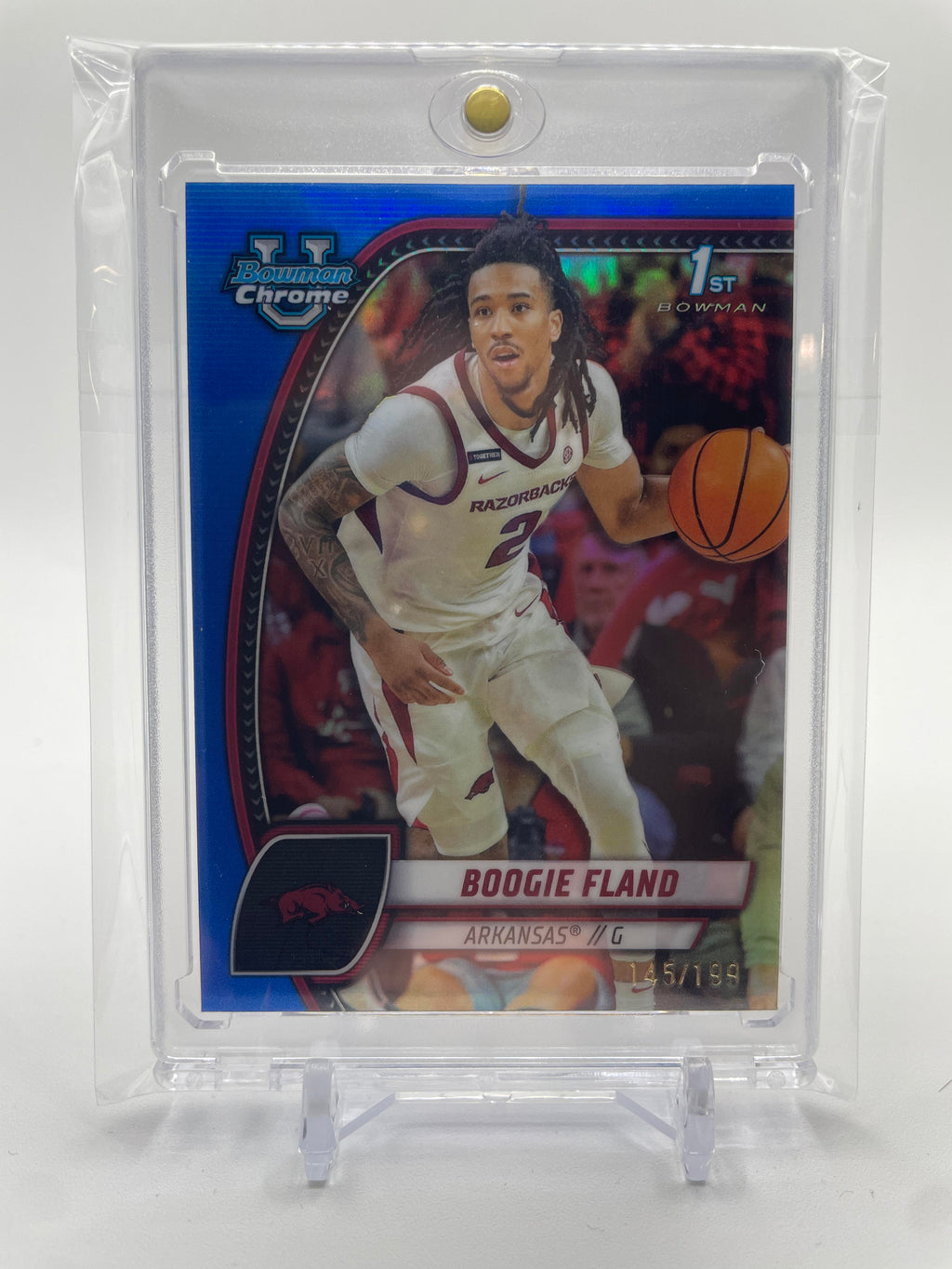 2024-25 Bowman University Chrome Boogie Fland Blue Refractor /199