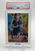 2024-25 Bowman University Chrome Cooper Flagg Warriors Gold Refractor /50 PSA 10