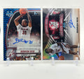 2024-25 Bowman University Chrome Derrion Reid Blue Auto /150 + Campus Visit Auto