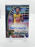 2024-25 Bowman University Chrome Robert Wright Black Wave Refractor Auto SP