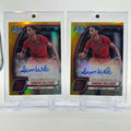 2024-25 Bowman University Chrome Simeon Wilcher Gold Refractor Auto /50 Set (x2)