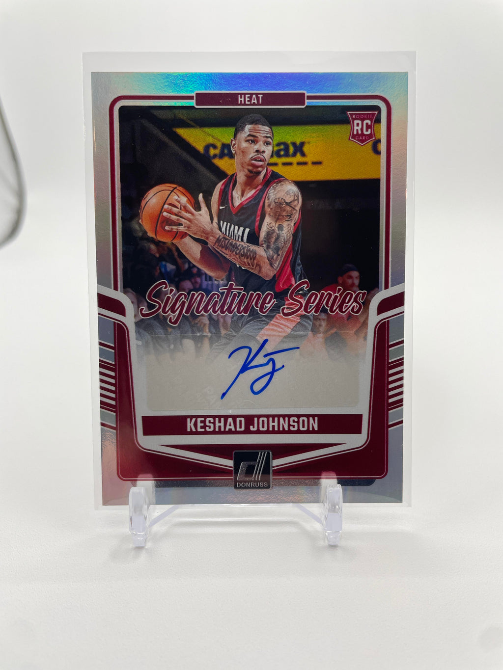 2024-25 Donruss Keshad Johnson Signature Series Rookie Auto