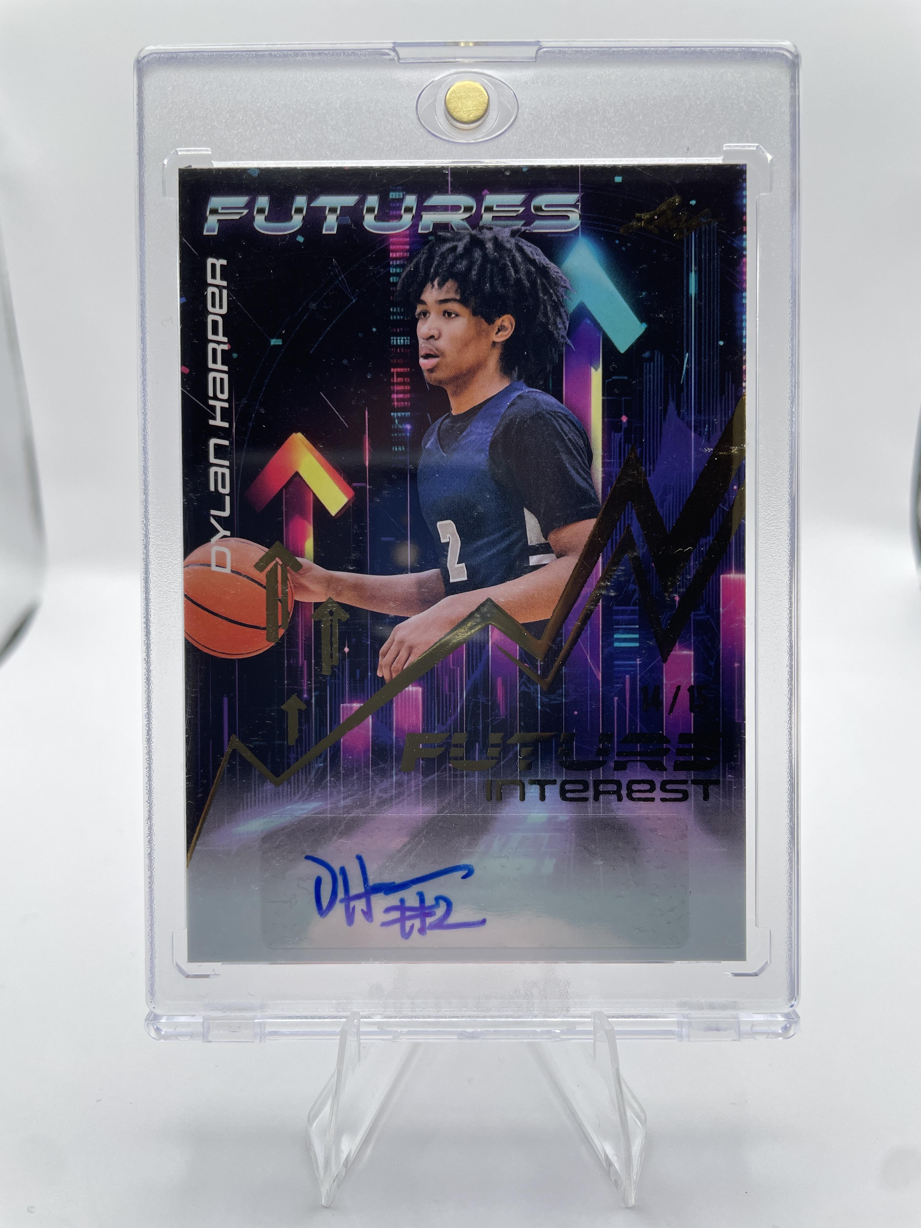 2024-25 Leaf Futures Dylan Harper Future Interest Rookie Auto /15