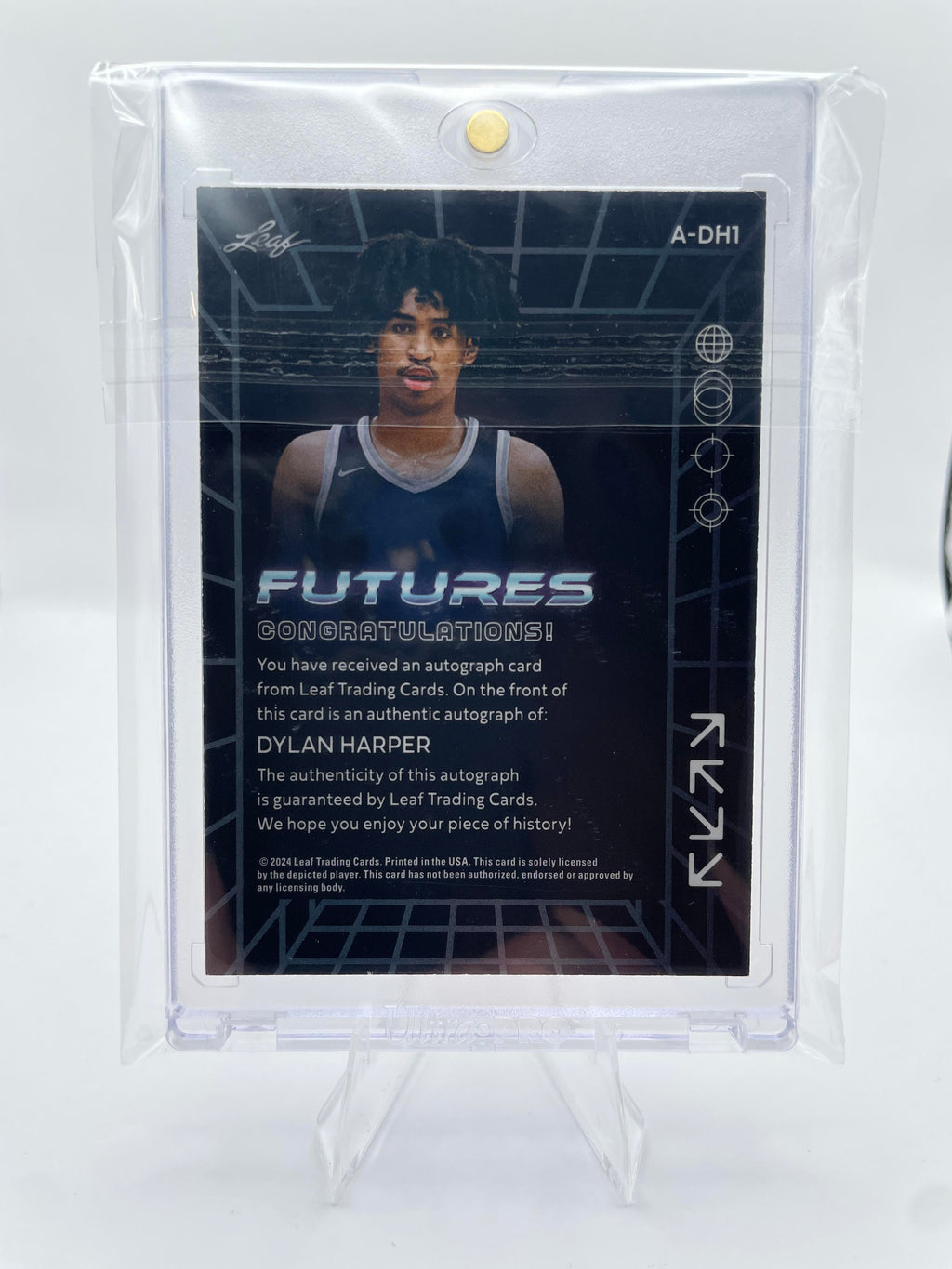 2024-25 Leaf Futures Dylan Harper Rookie Auto /99