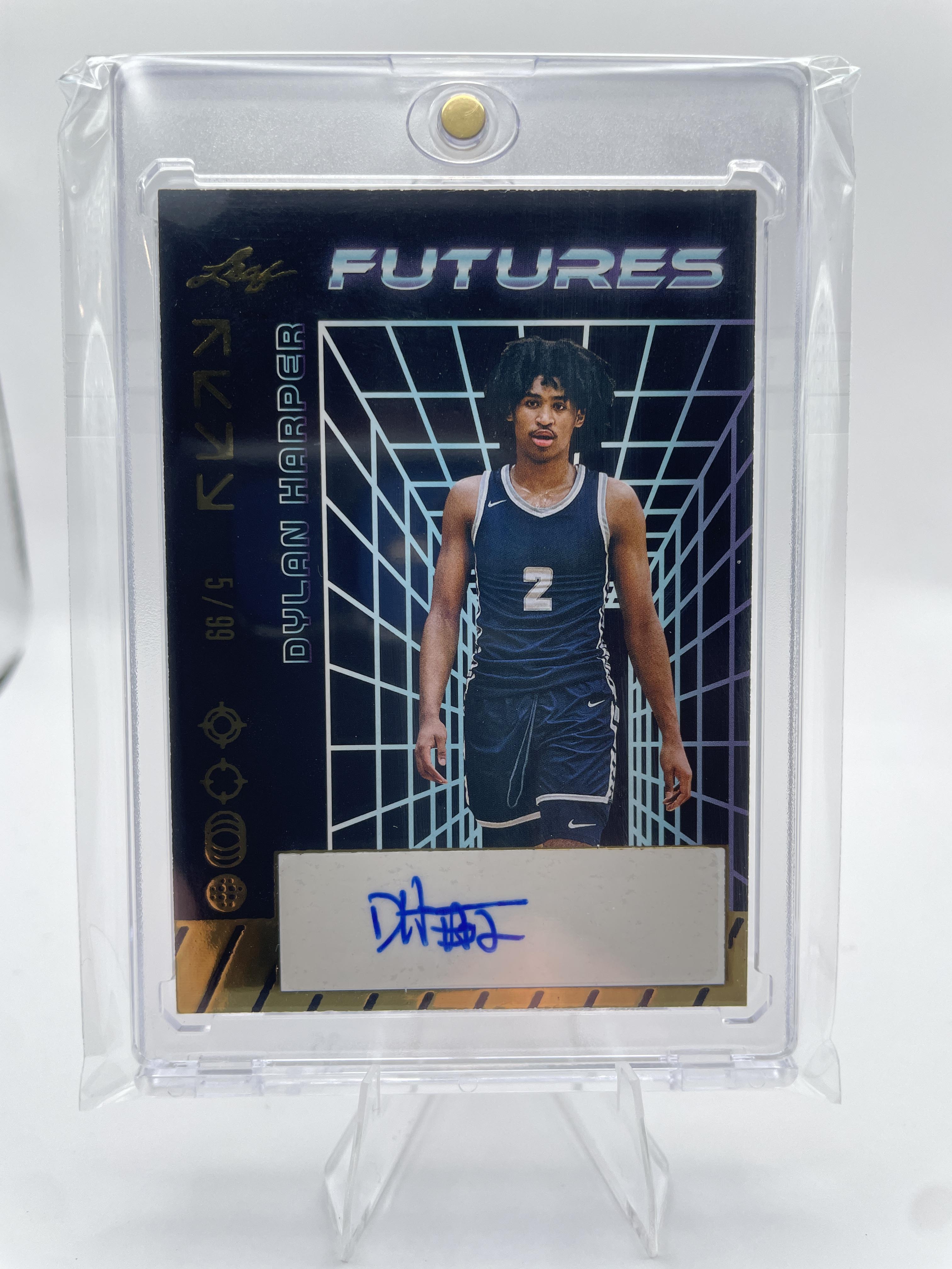 2024-25 Leaf Futures Dylan Harper Rookie Auto /99