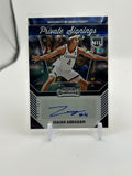 2024-25 Panini Contenders UConn Isaiah Abraham Private Signings Prizm Auto /199