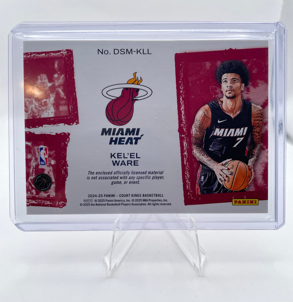 2024-25 Panini Court Kings Kel'El Ware Debut Showcase 3-Color Patch Rookie