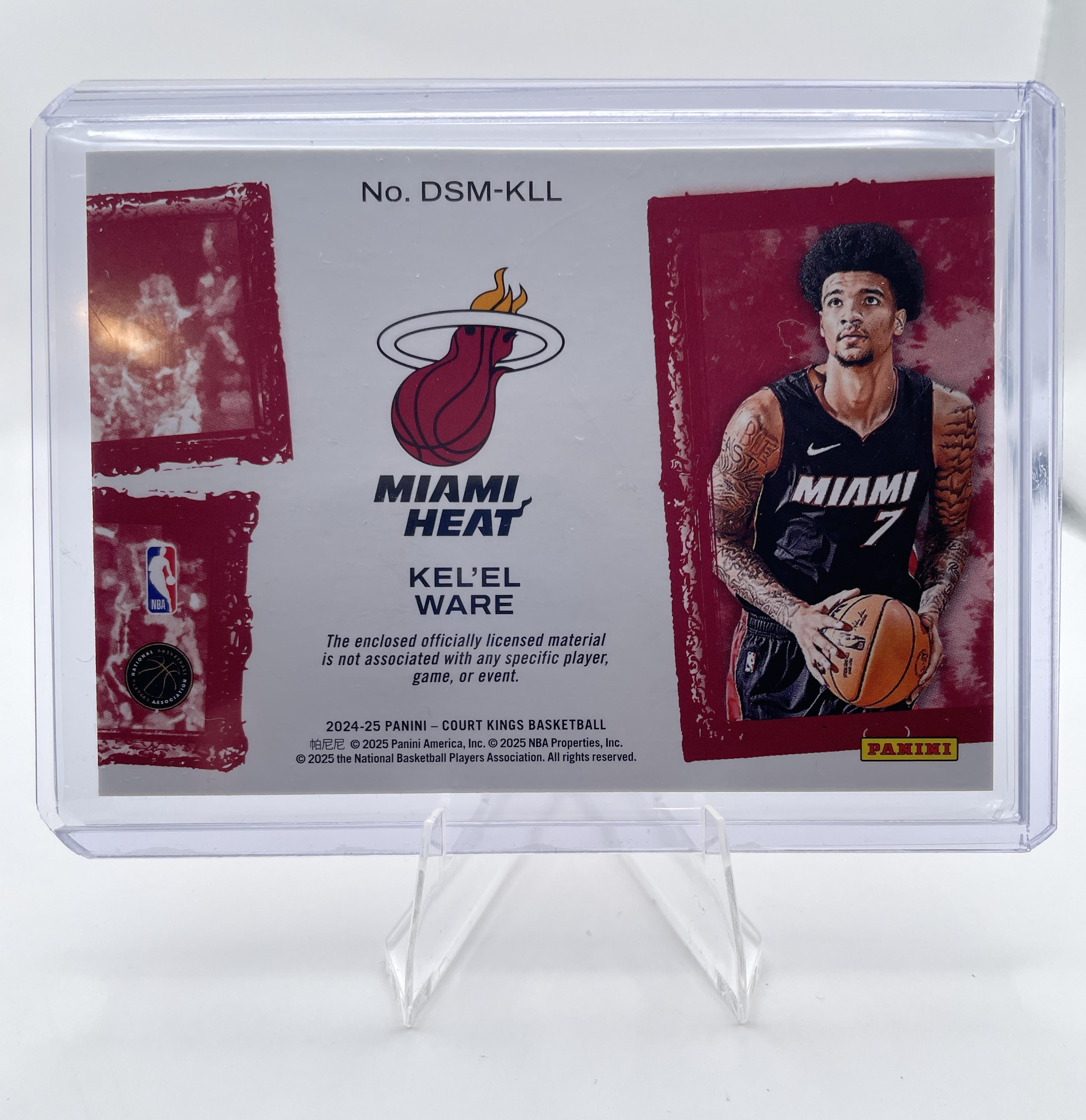 2024-25 Panini Court Kings Kel'El Ware Debut Showcase 3-Color Patch Rookie