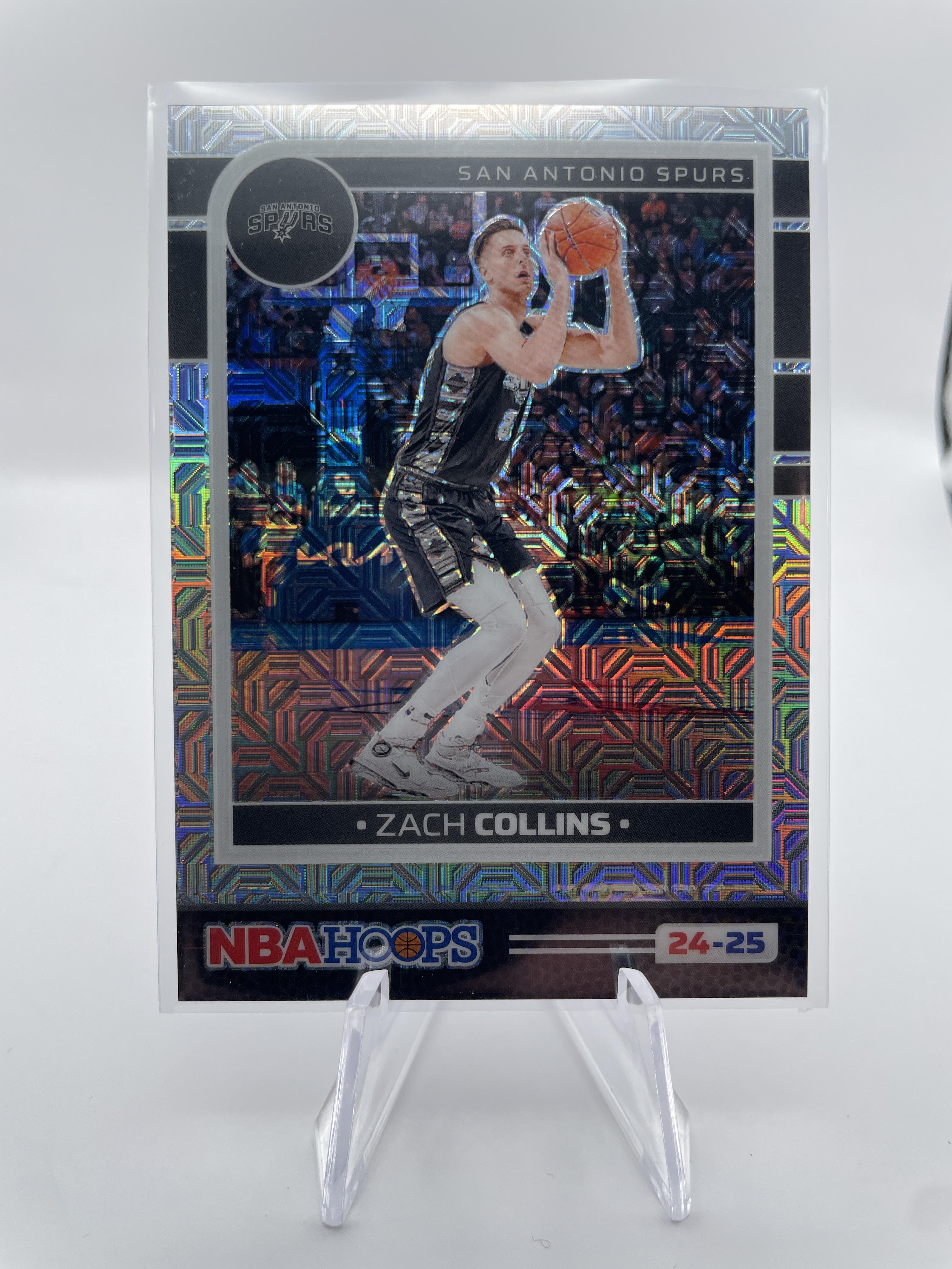2024-25 Panini Hoops Premium Zach Collins Mojo Prizm SP /25 #57