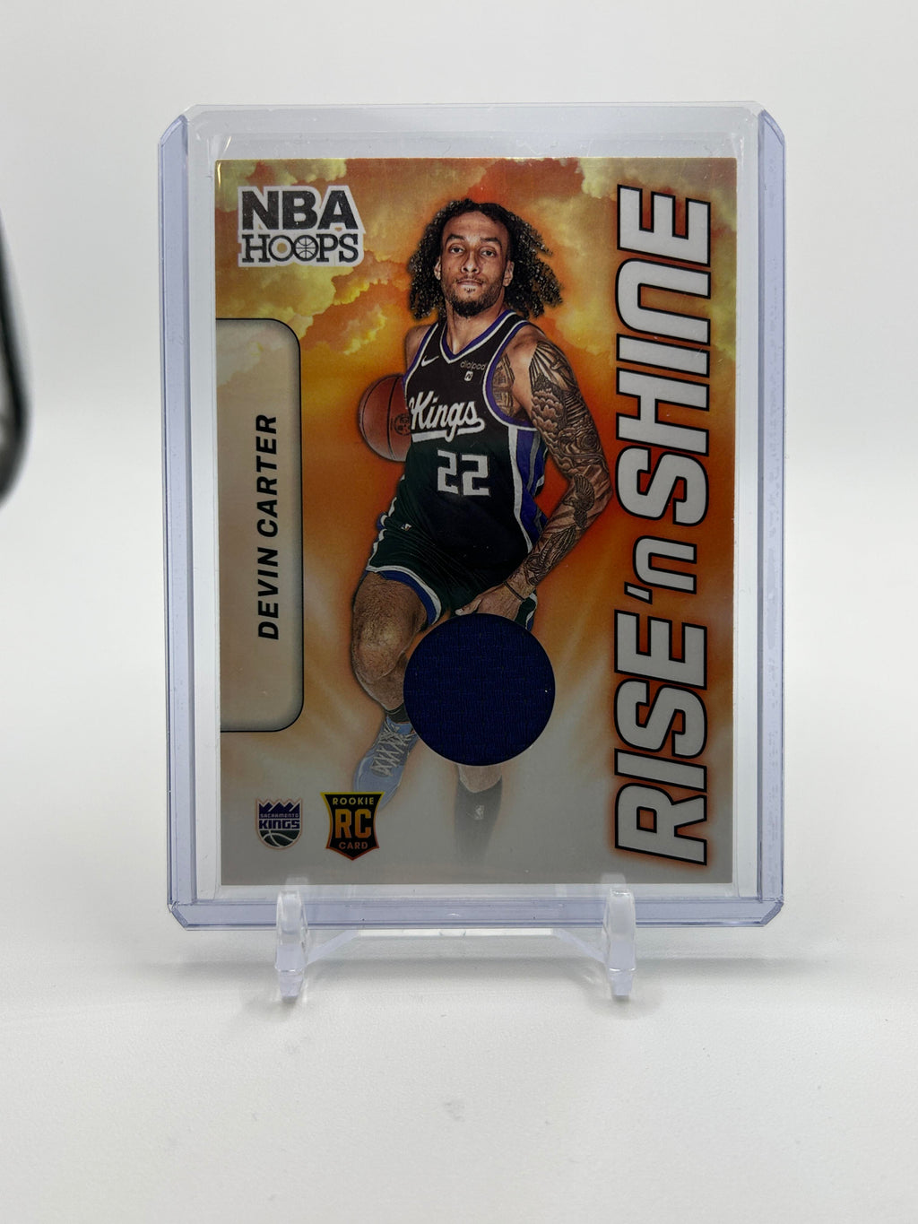 2024-25 Panini NBA Hoops Devin Carter Rise N' Shine Rookie Patch