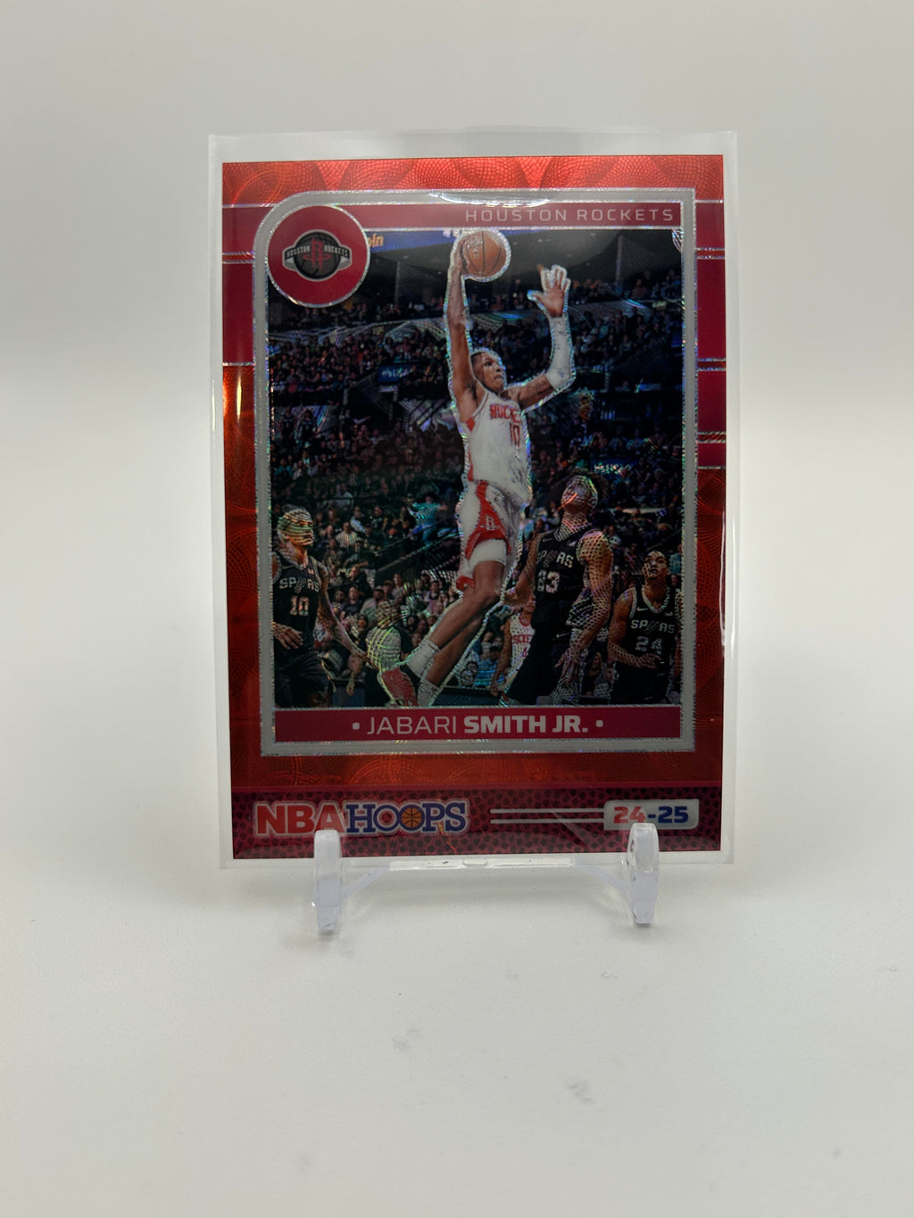 2024-25 Panini NBA Hoops Jabari Smith Jr. Choice Red Prizm /49