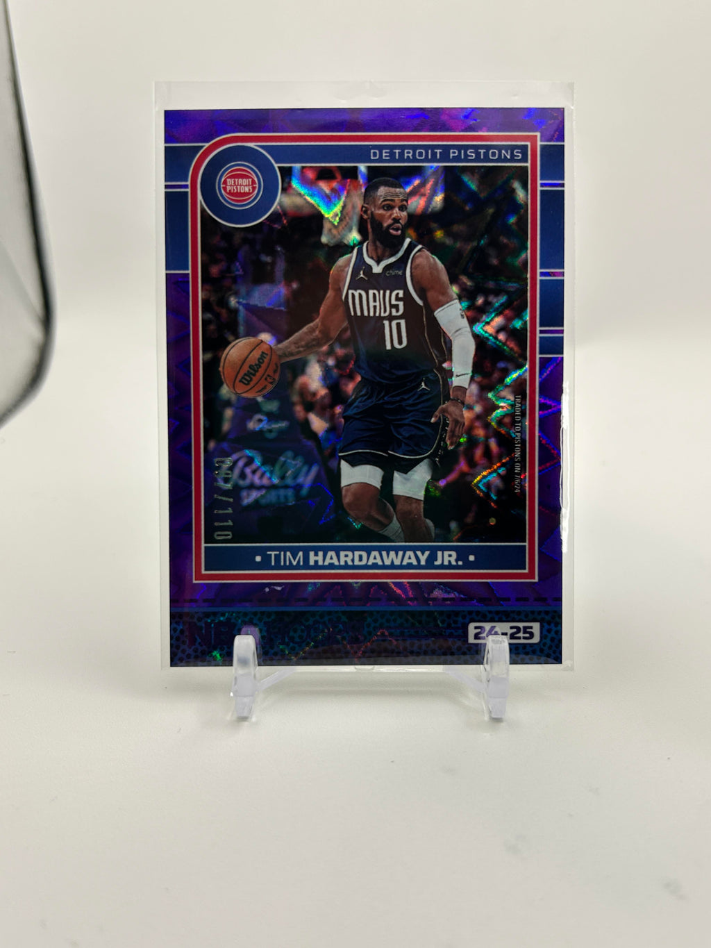 2024-25 Panini NBA Hoops Tim Hardaway Jr. Purple Prizm /110