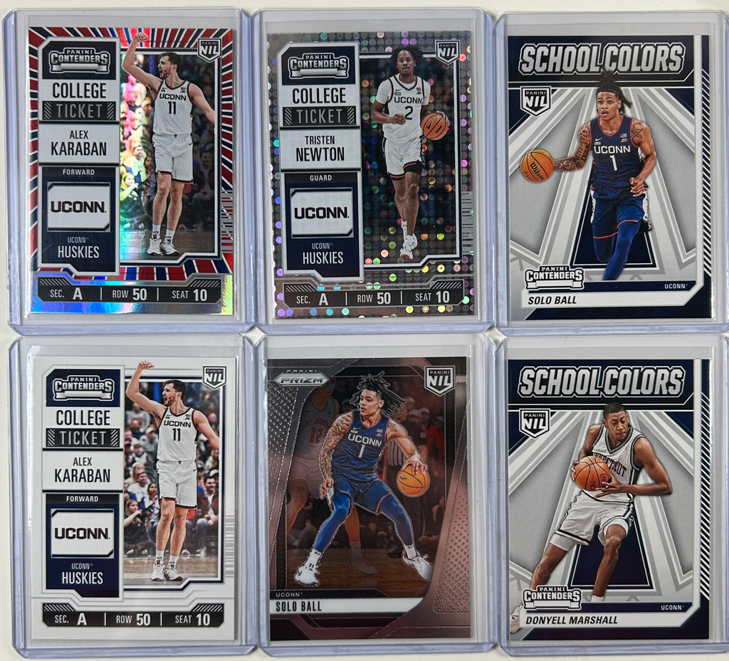 2024-25 Panini NIL Uconn SP Set (x6)