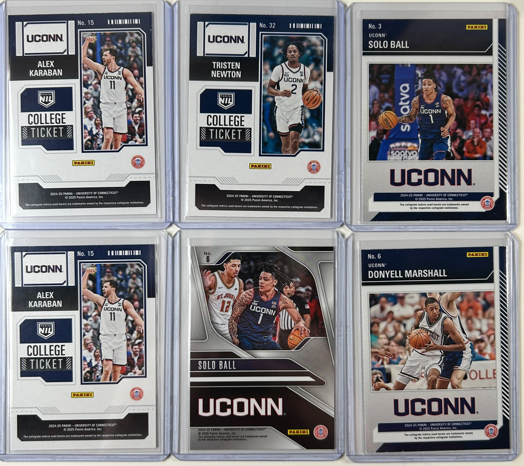 2024-25 Panini NIL Uconn SP Set (x6)