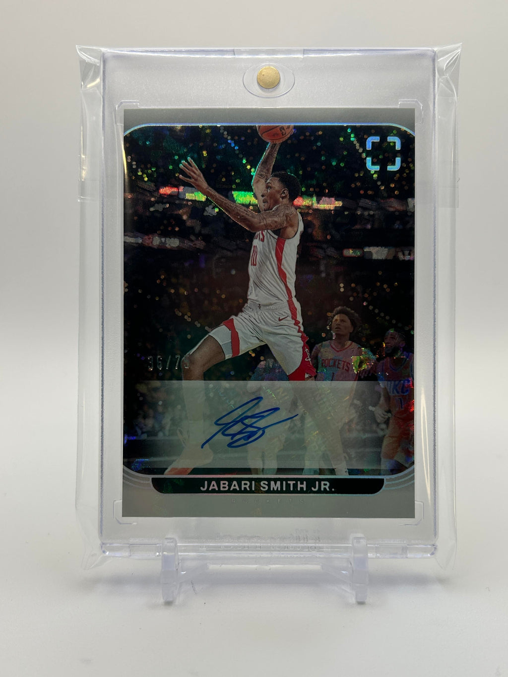 2024-25 Panini Photogenic Jabari Smith Jr. Veteren Autographs Diamond Auto /75
