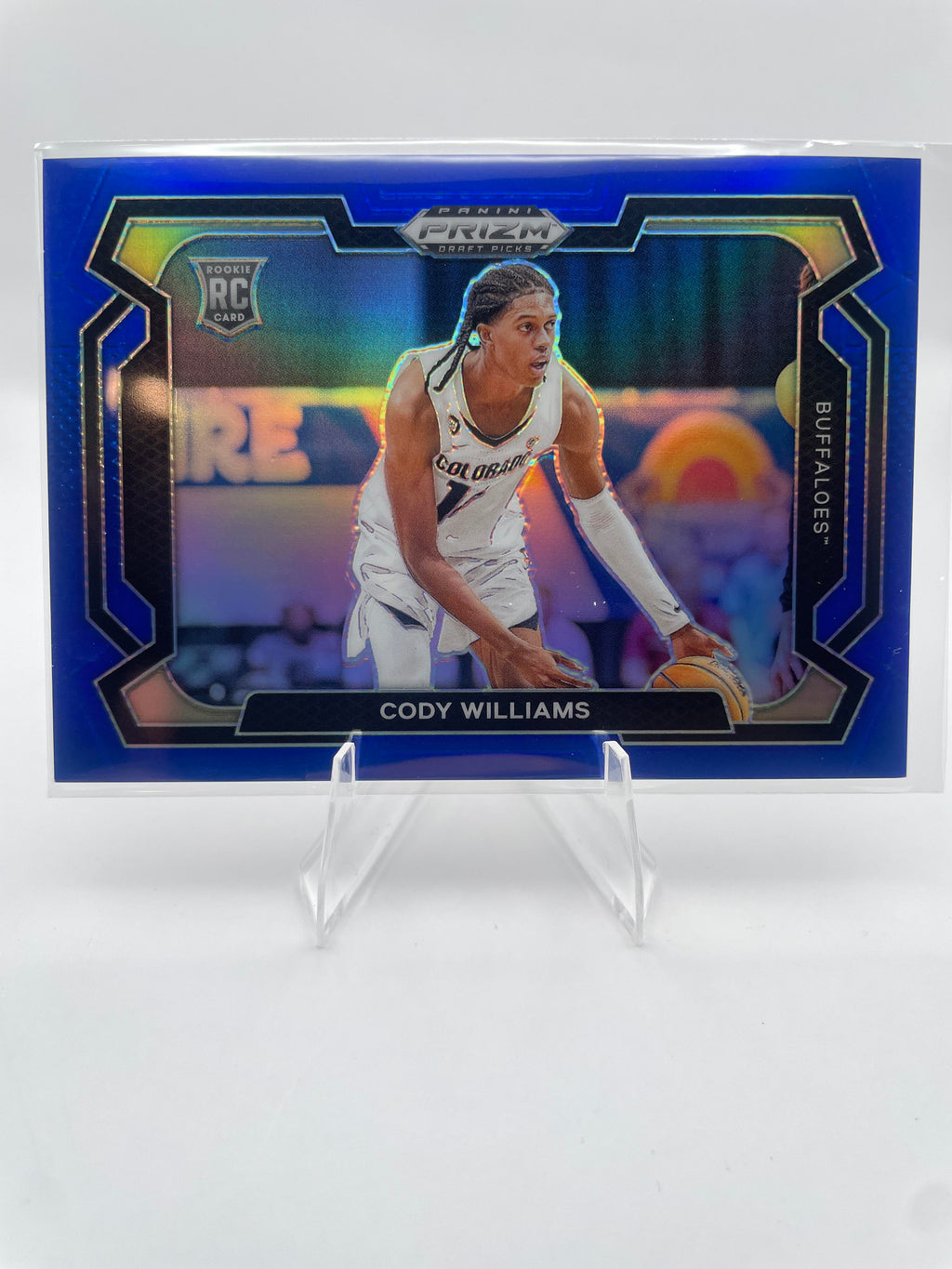 2024-25 Panini Prizm DP Cody Williams Kaleidoscopic /99 + Break /99 + Blue /199