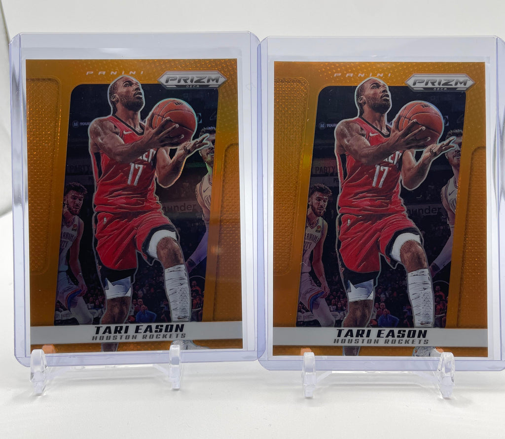 2024-25 Panini Prizm Deca Tari Eason Orange Prizm /49 Set (x2)