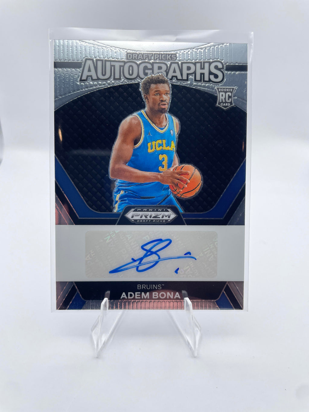 2024-25 Panini Prizm Draft Picks Adem Bona Rookie Draft Picks Autographs DPA-ABN