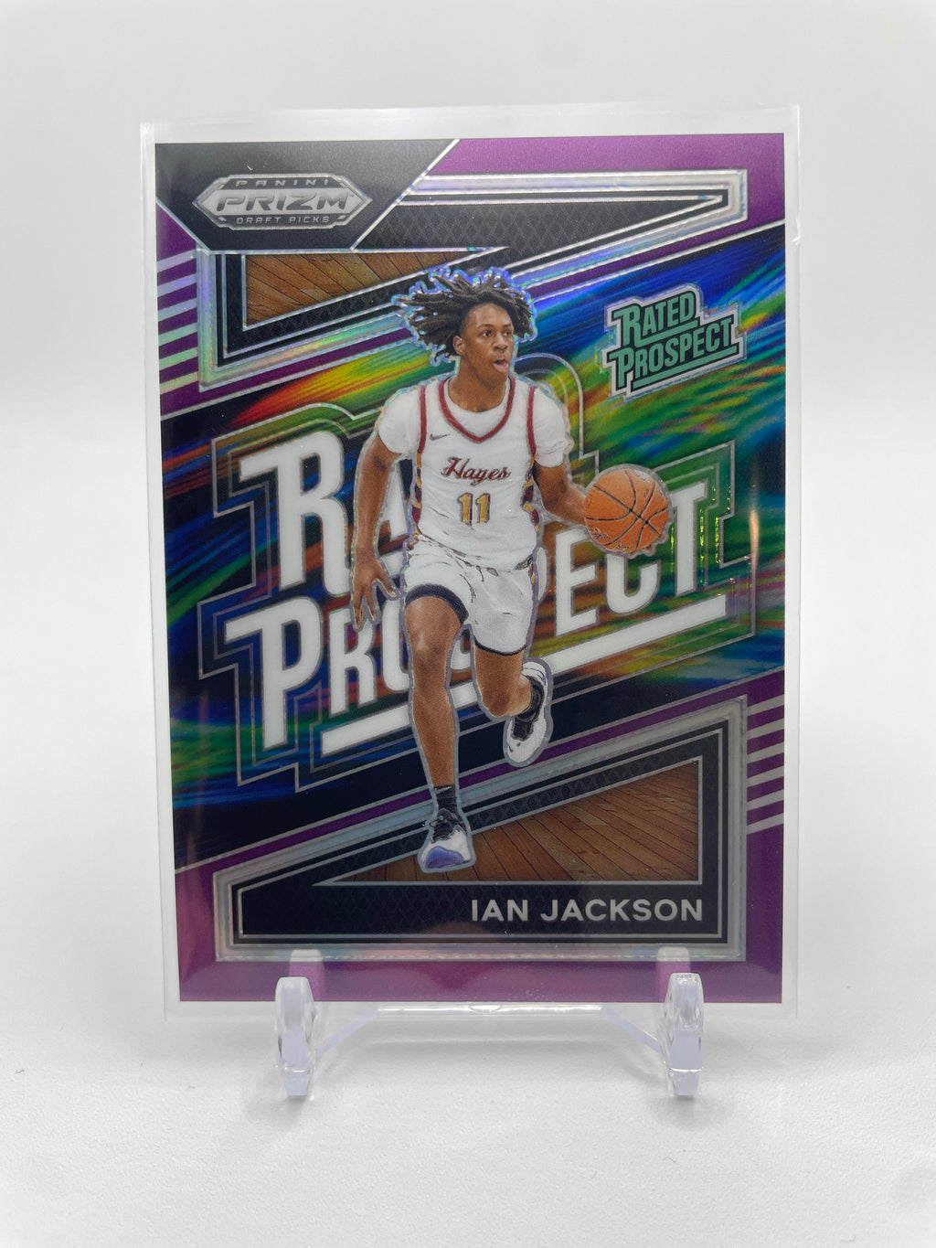 2024-25 Panini Prizm Draft Picks Ian Jackson Rated Prospect Purple Prizm /75