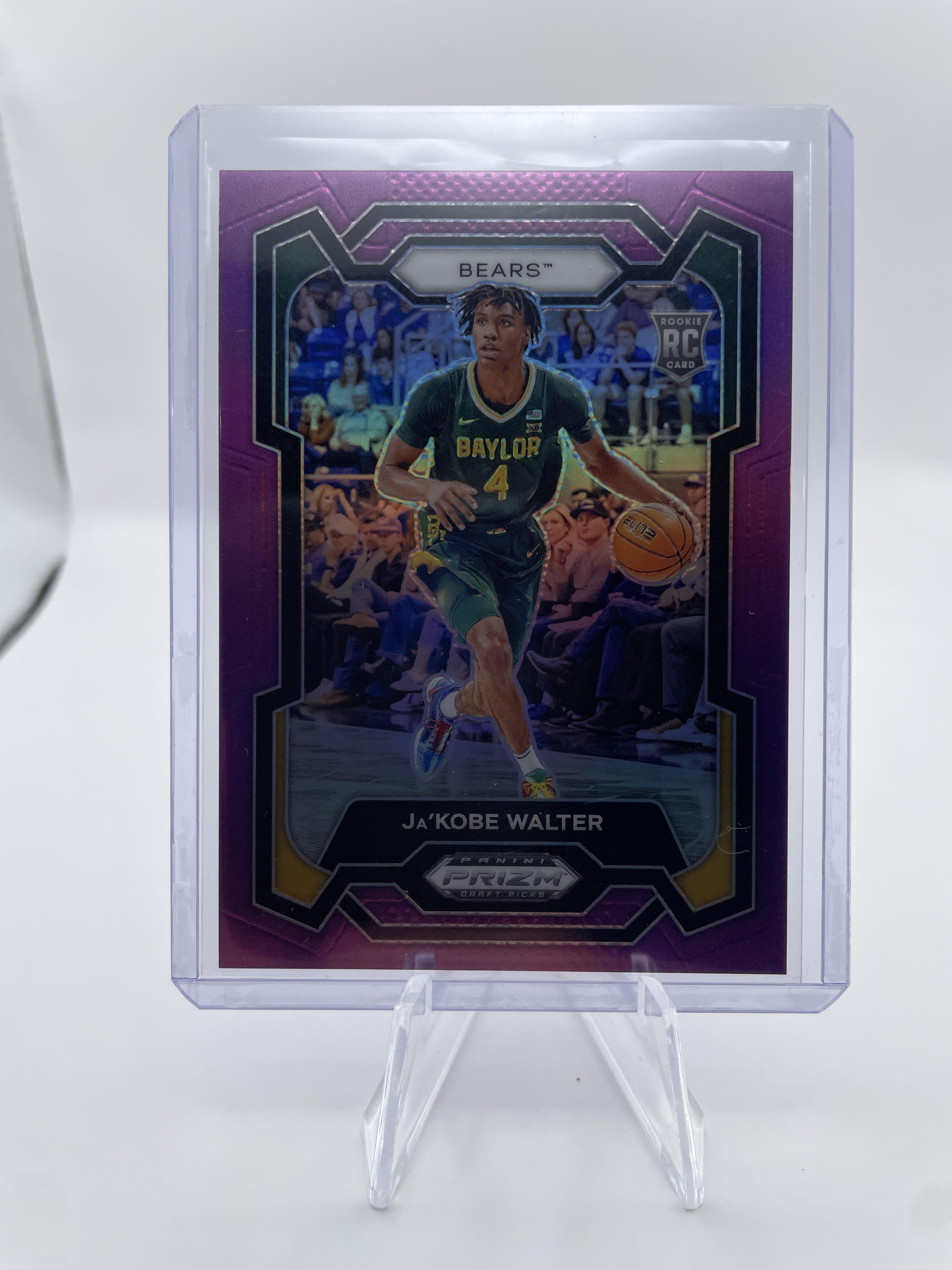 2024-25 Panini Prizm Draft Picks Ja'Kobe Walter Purple /75 + Blue Var /199 (x3)